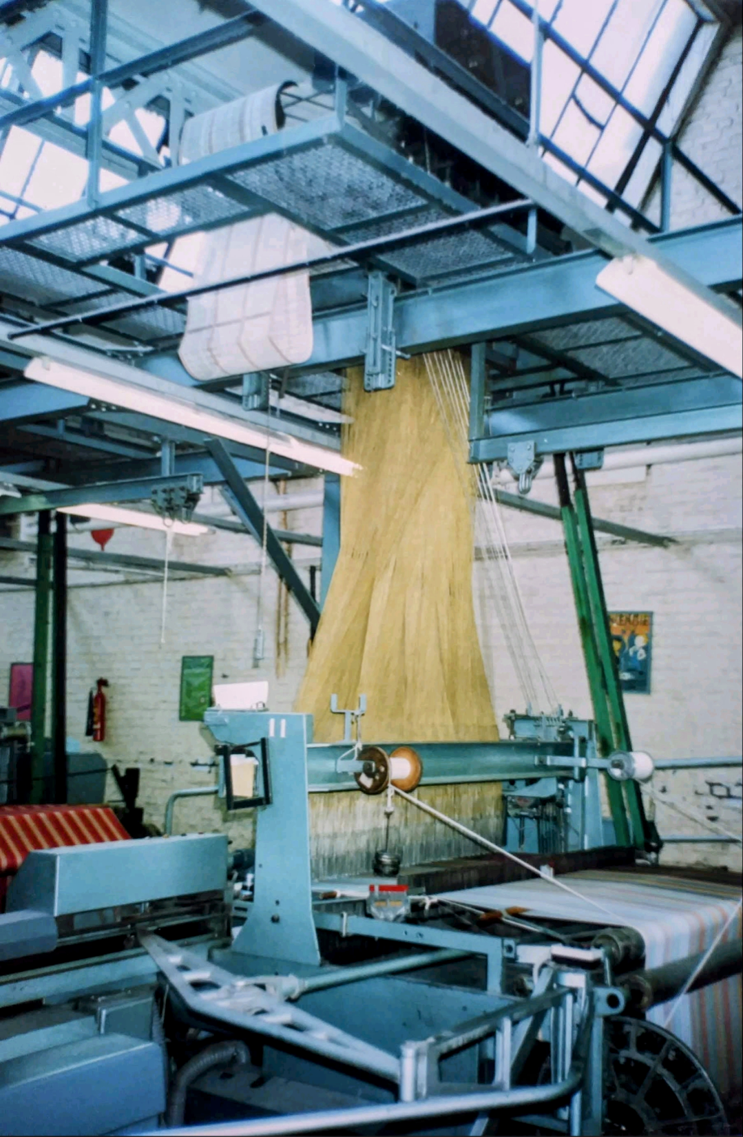 Jacquard loom at Craye et Fils, Roubaix, France 1989
