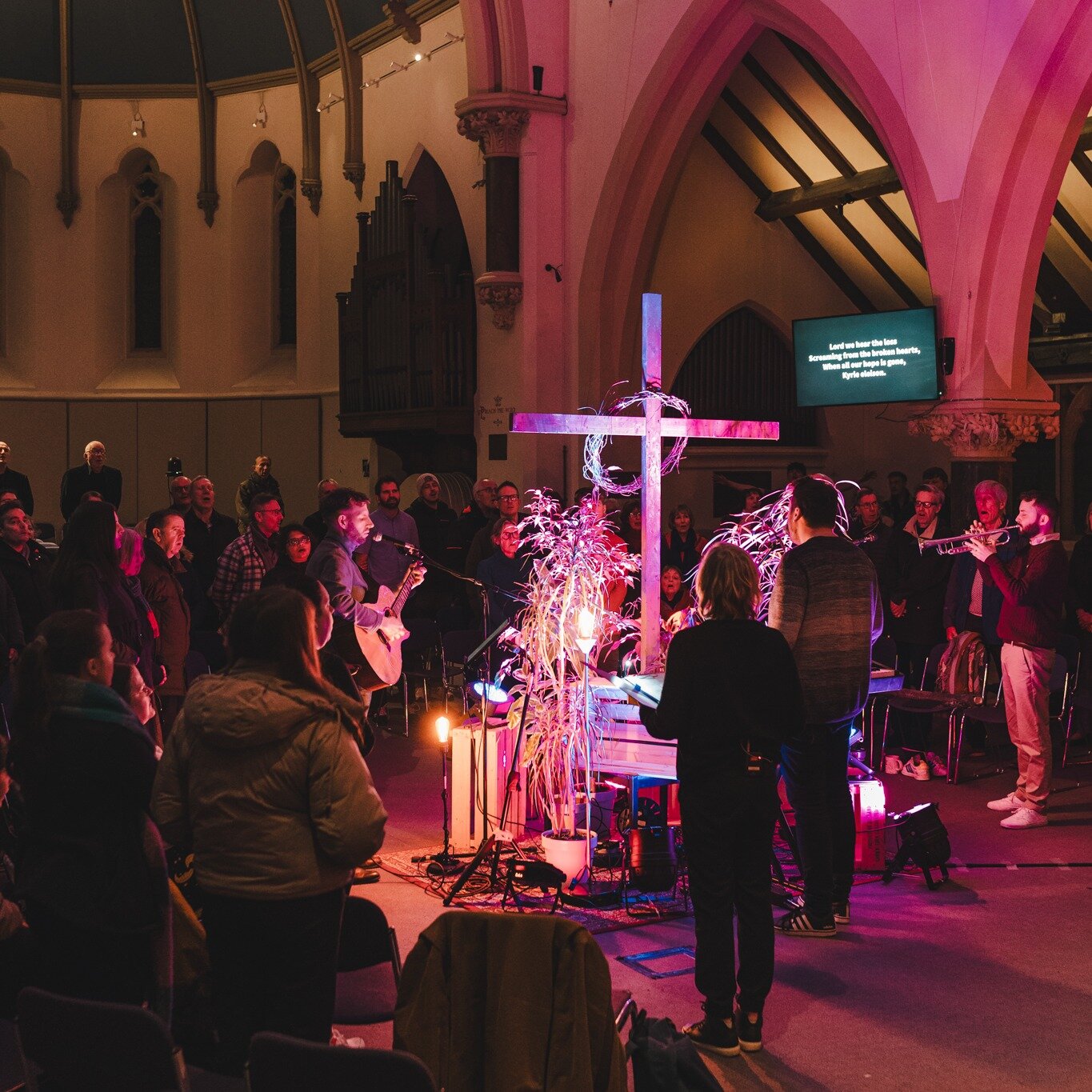 We have loved stepping into different perspectives of the cross this week and we hope that you can join us here in the building or online tonight and tomorrow morning as we continue to remember all that Jesus has done for us ✝ 

We are pleased to say