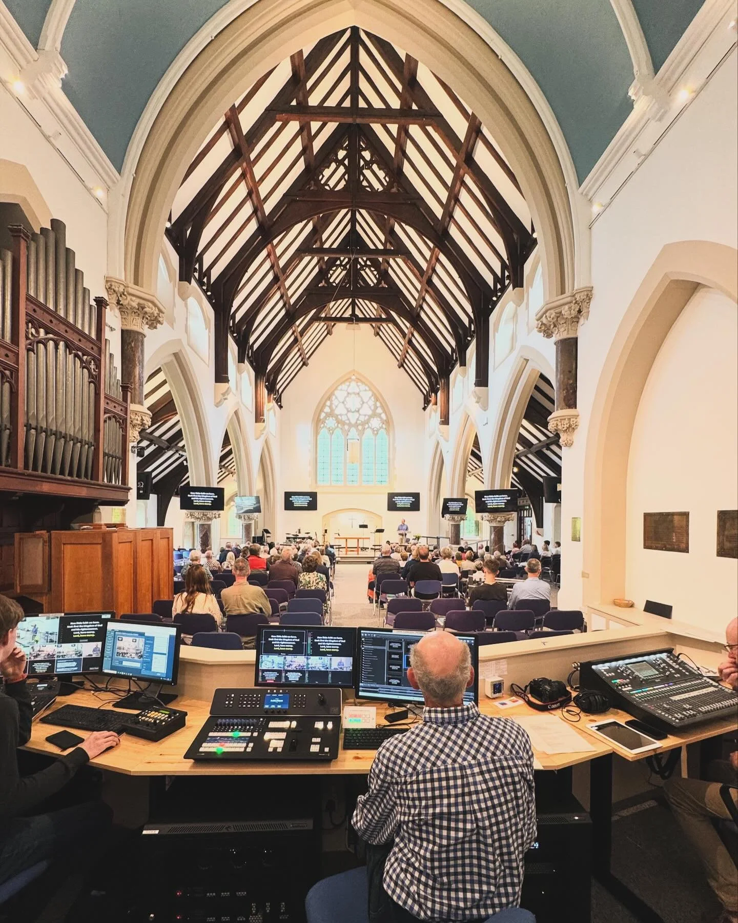 We&rsquo;re back! 🎉 No more scaffolding - just fresh paint and new tech 🎥 We loved gathering on Sunday, both in the building and online.