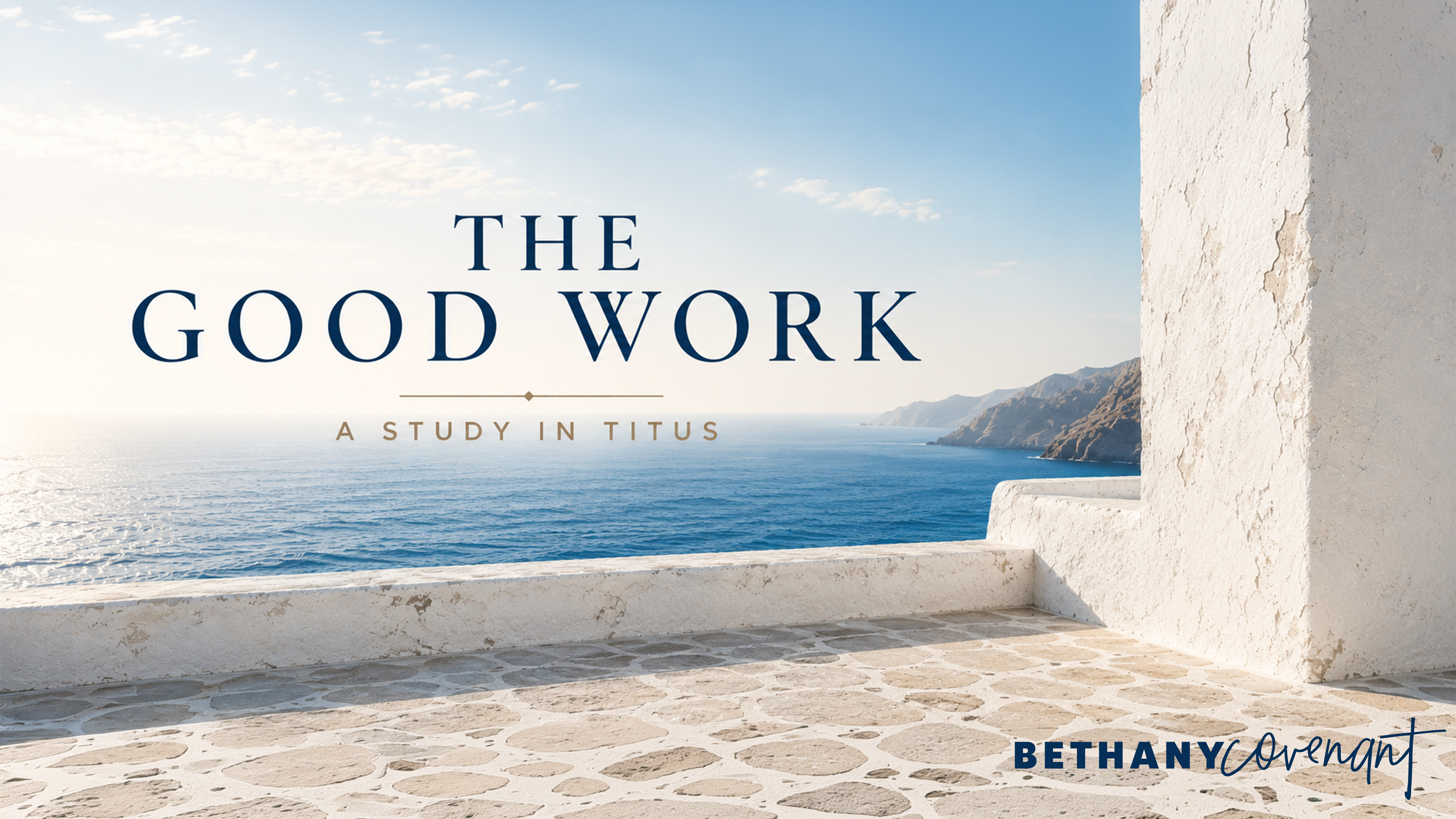 The Good Work - Week One