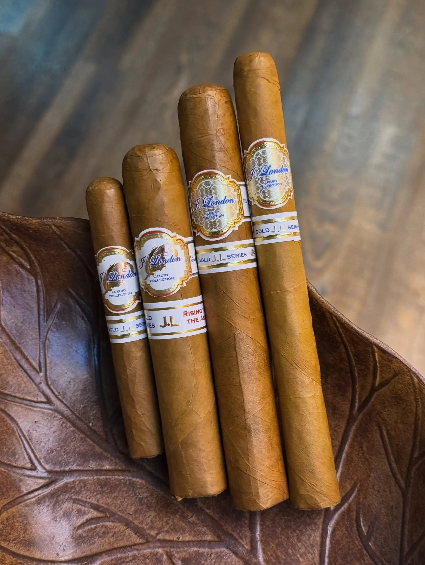Now Smoking: J. London Gold Series

They&rsquo;re baaaaack!

We&rsquo;ve got great news for those that have been waiting patiently for the J. London Gold Series to return in our humidors as they are finally back in stock! It still has the same smooth