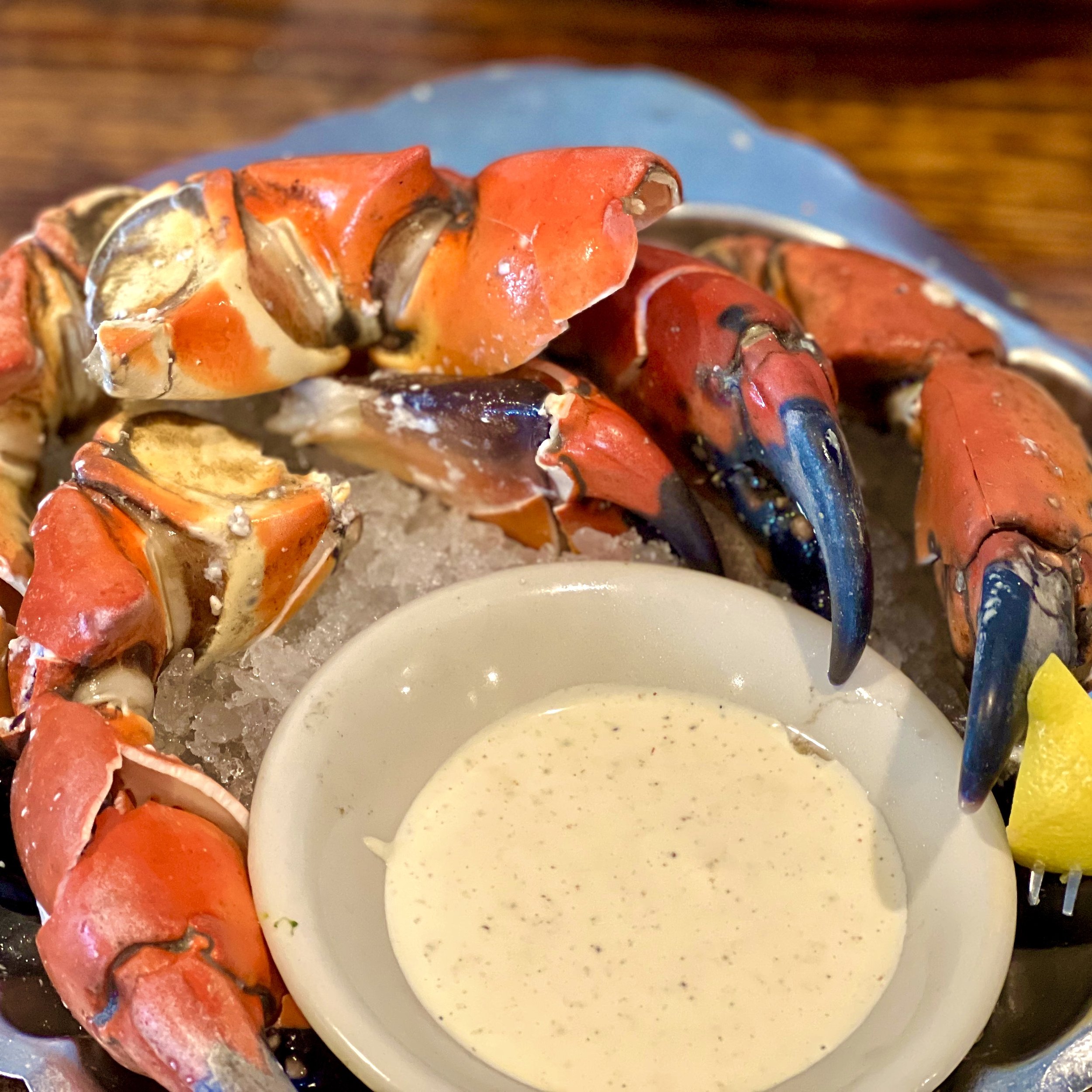 Crab claws + roumalade sauce.jpeg