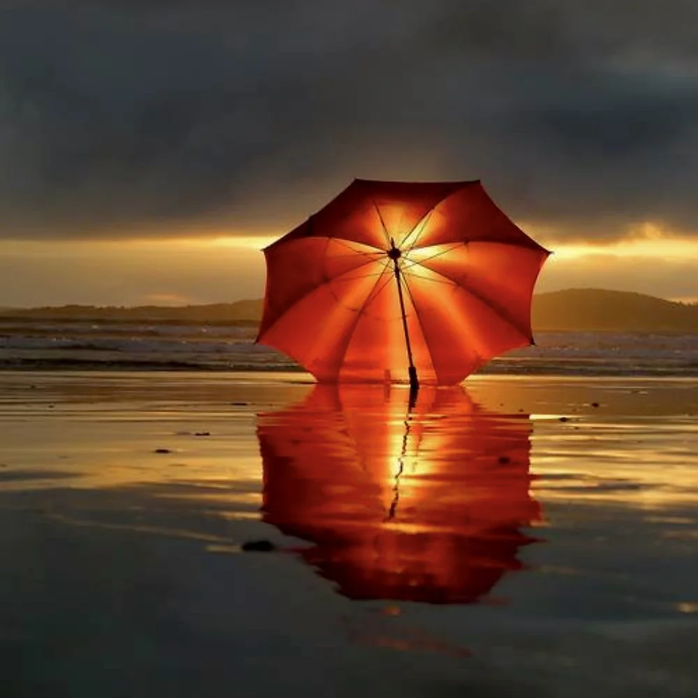 Red Umbrella on Beach.jpeg