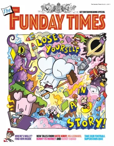 A cover of the Funday Times to which Katy Salter contributed