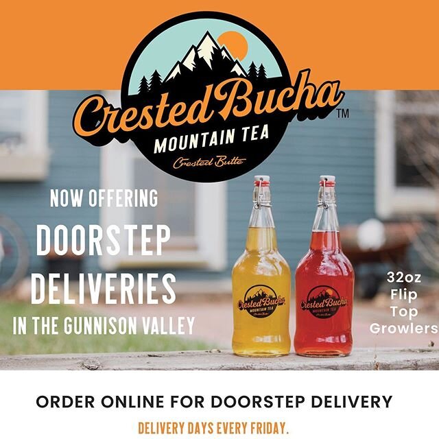 Doorstep delivery tomorrow (Friday 5/22)! Order tonight! Www.crestedbucha.com