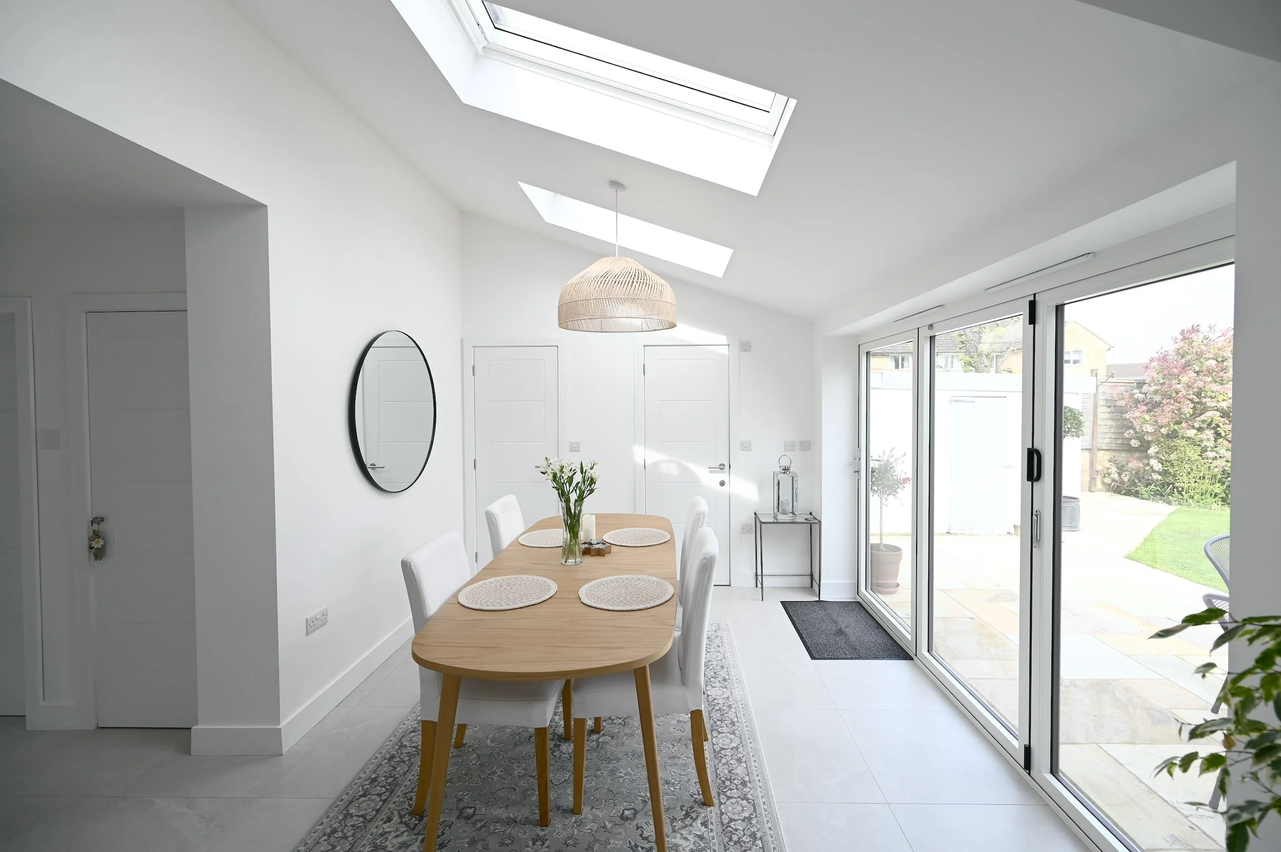 Kitchen diner rear home extension design and remodel interior