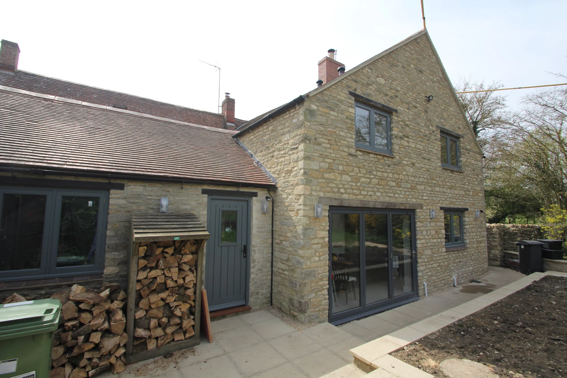 Two-storey gable end extension and interior remodelling