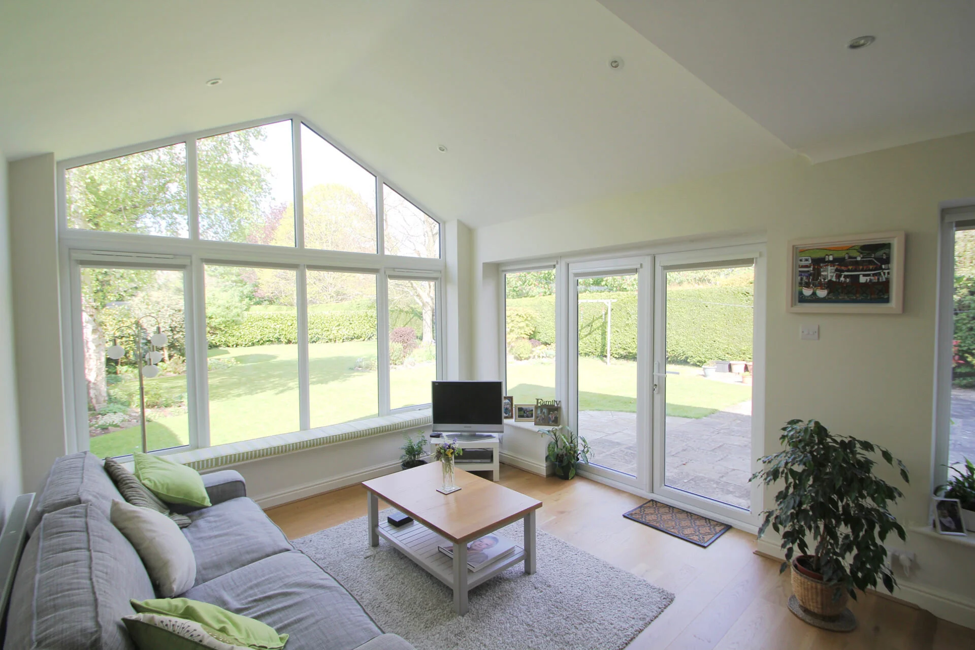 Gable window house extension design and planning Interior