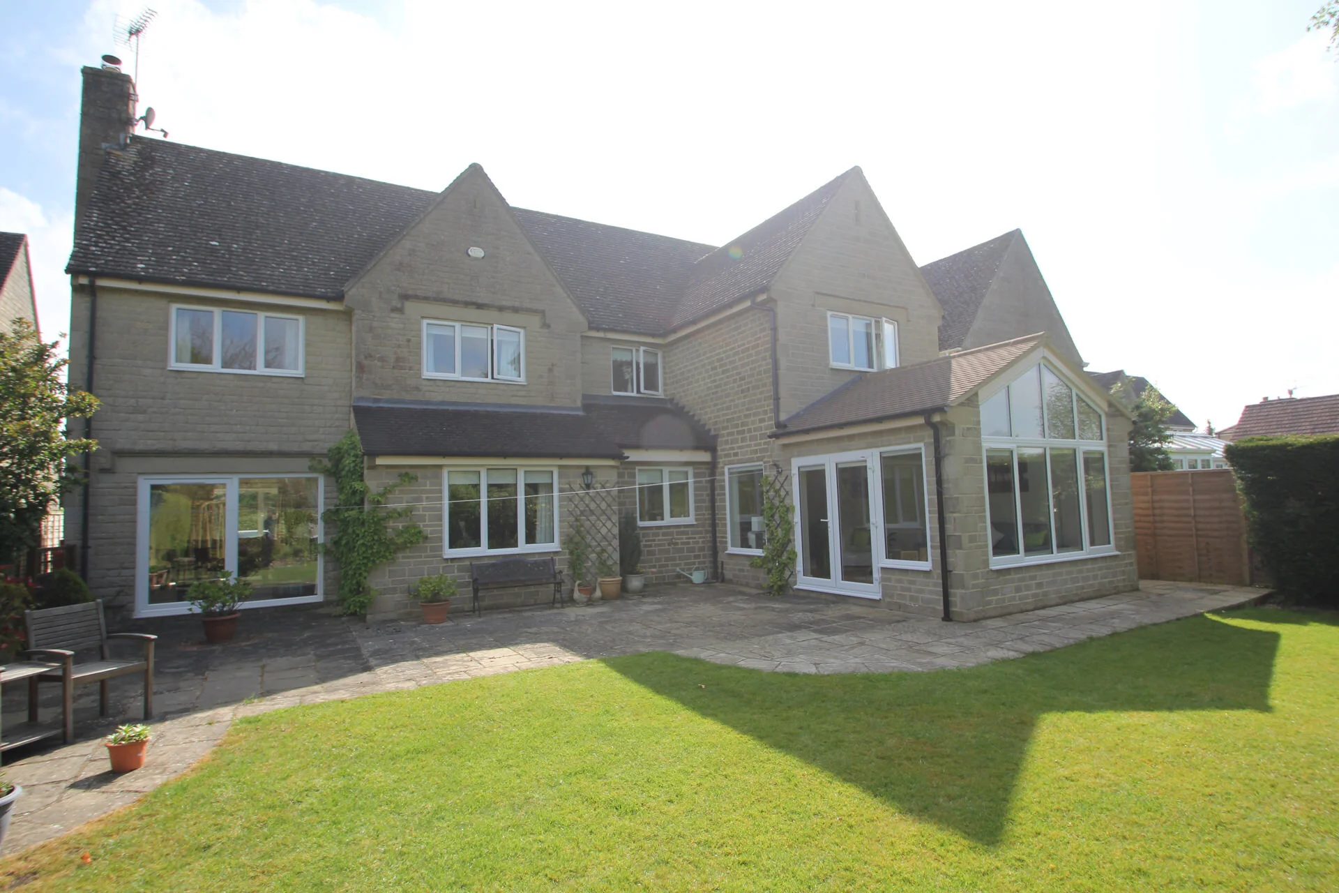 Gable window house extension design and planning