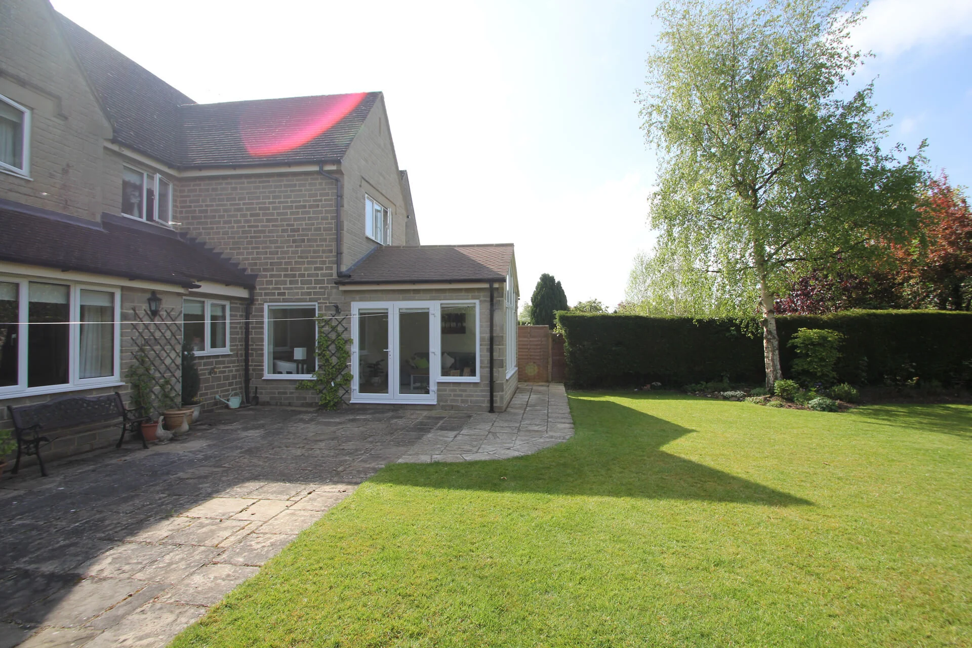 Gable window house extension design and planning