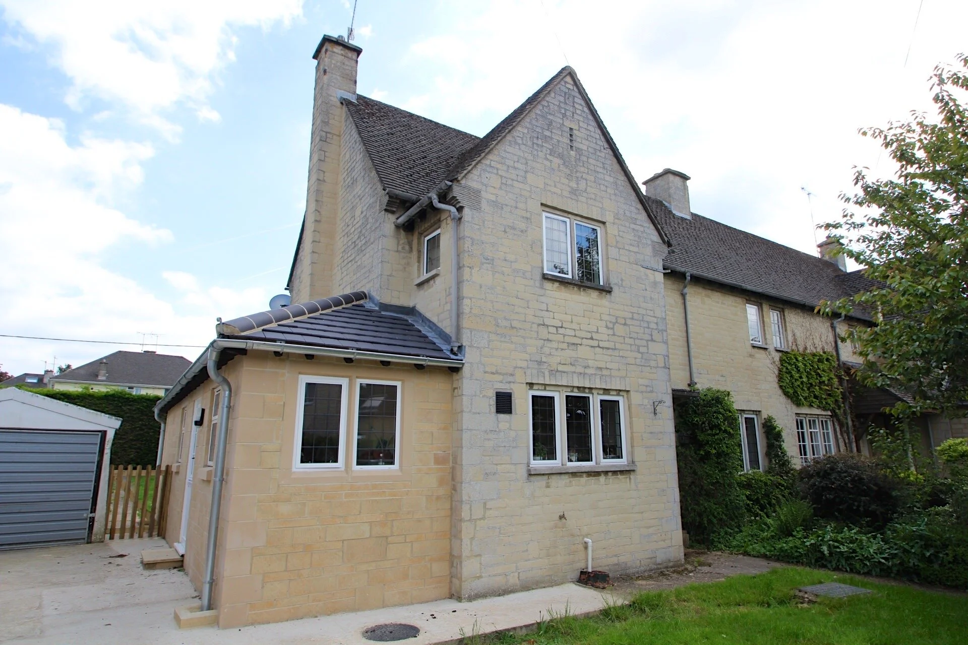 Wrap-around house extension design and planning