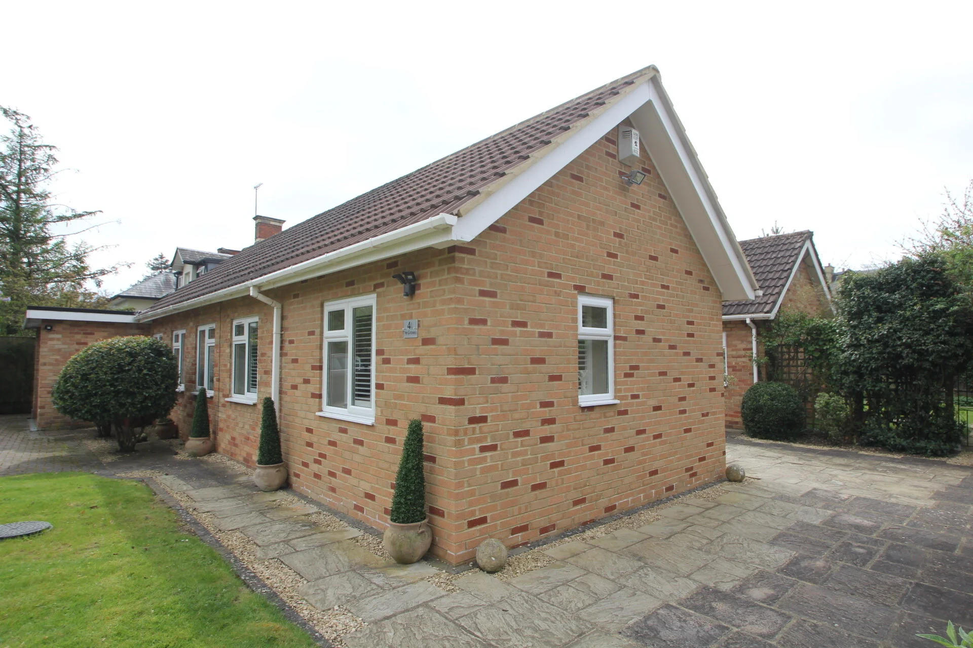 Chalet style bungalow gable extension design and planning