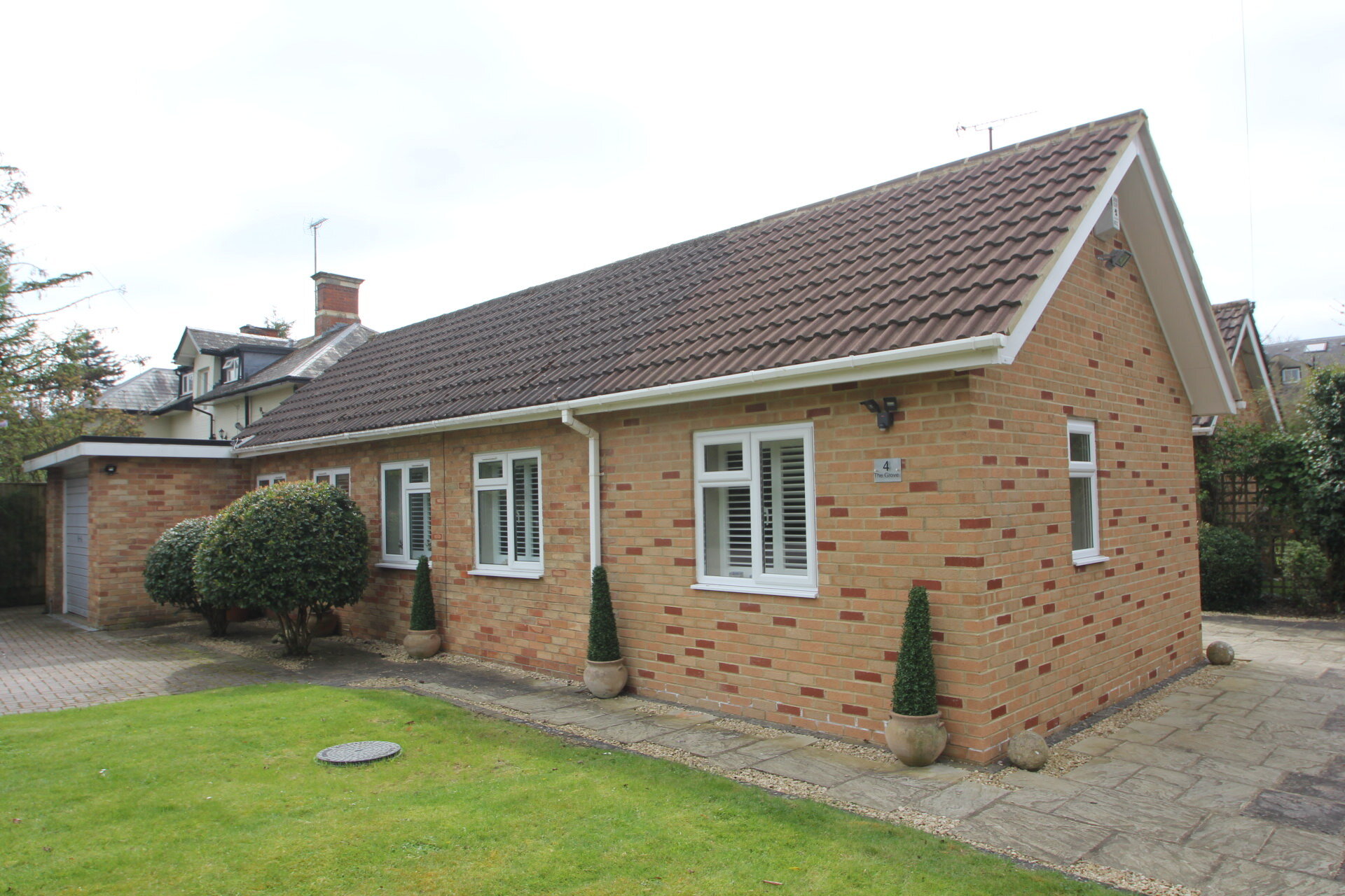 Chalet style bungalow gable extension design and planning