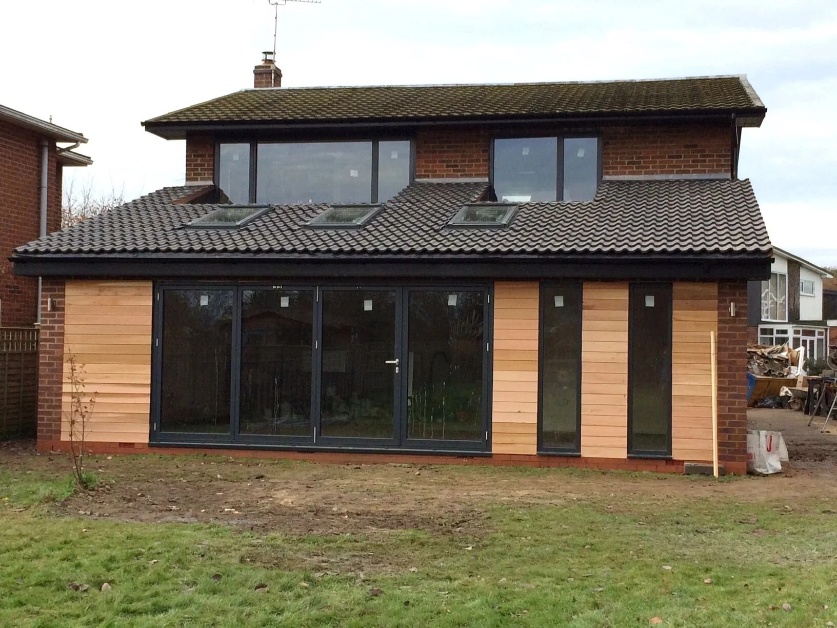 Maximum rear house extension