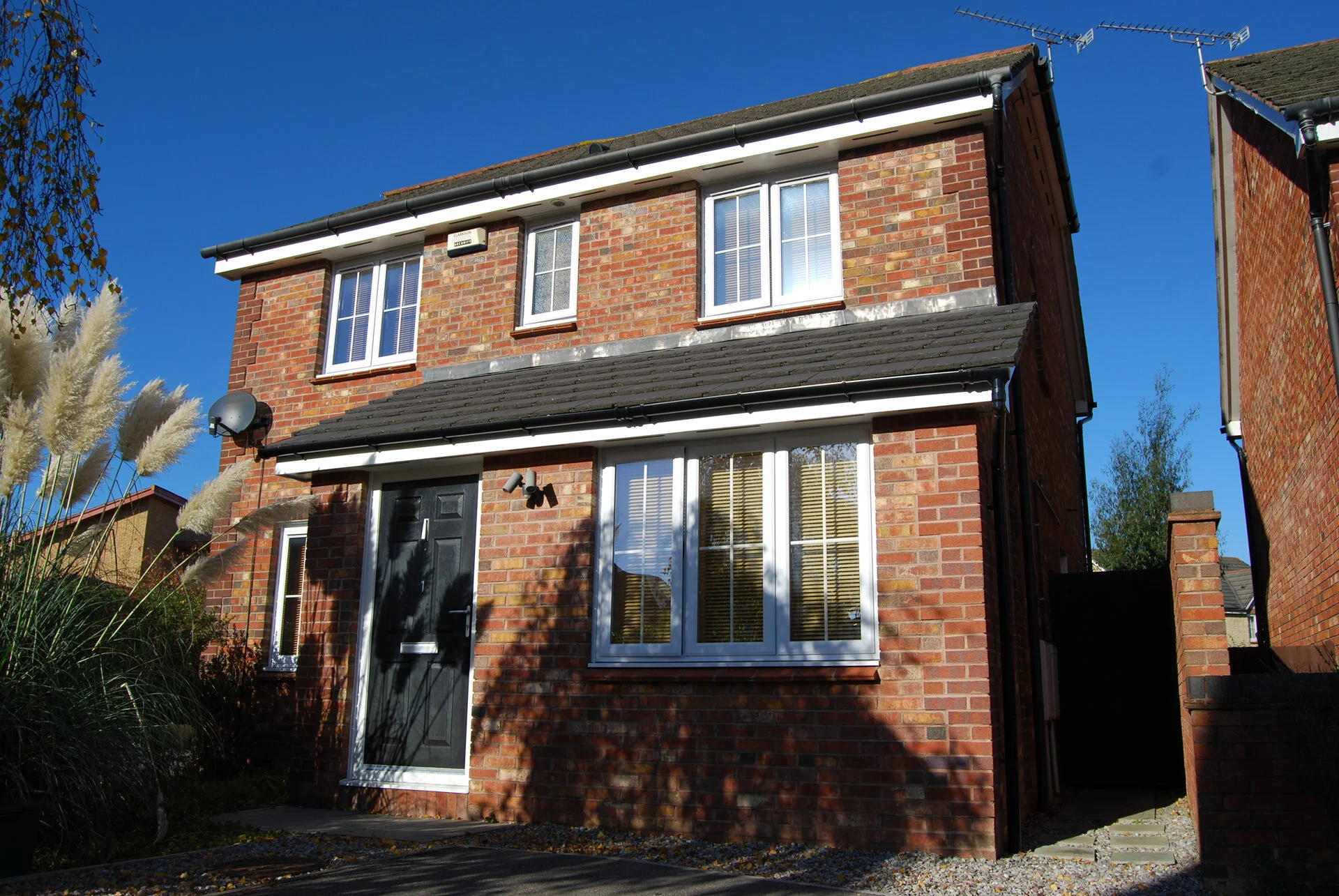 Front house extension design and garage conversion