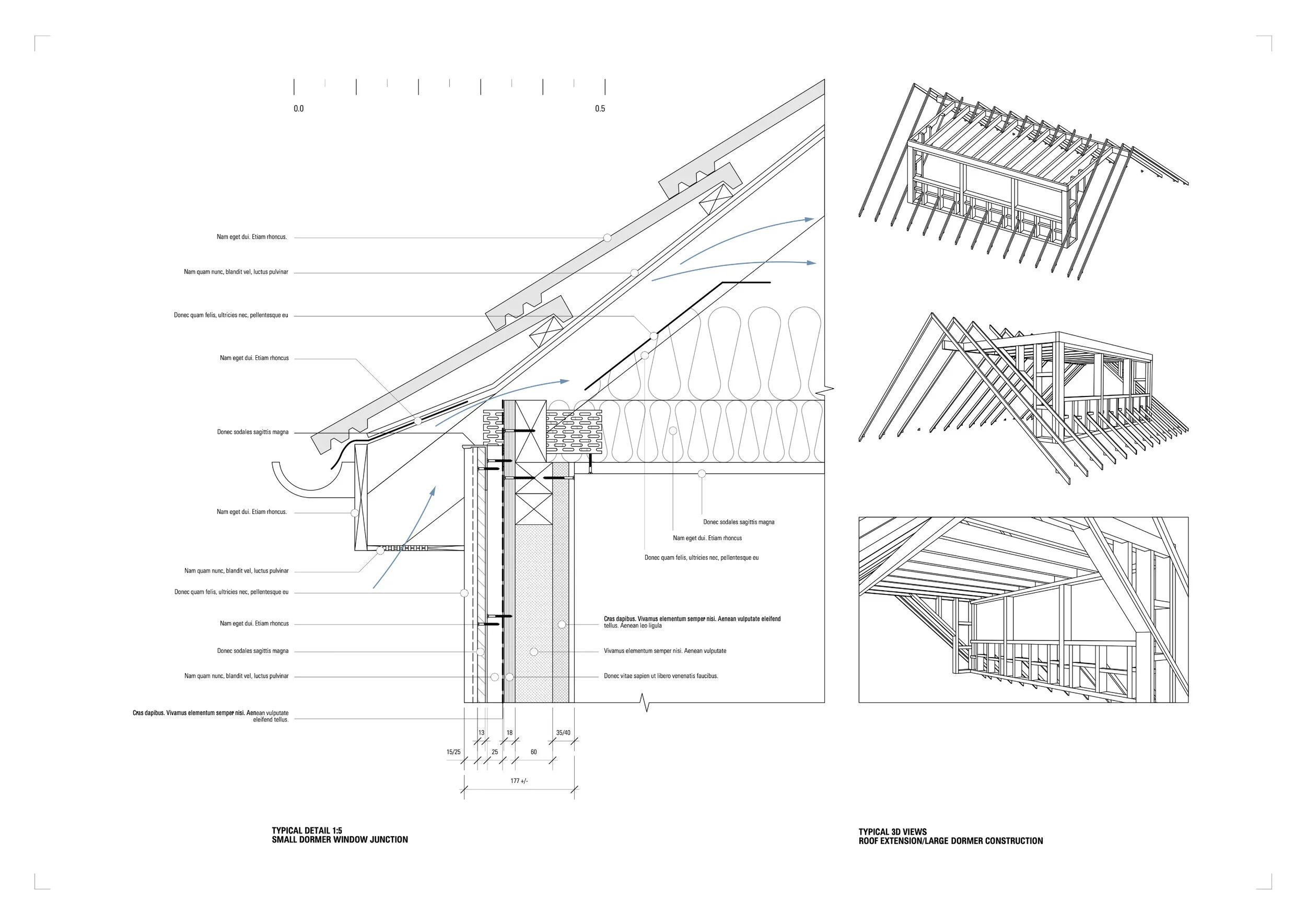 Example residential build guide drawing