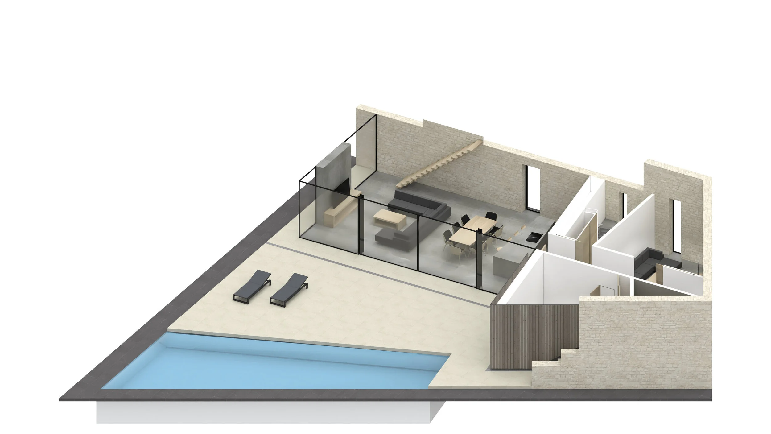 Axonometric Ground Floor