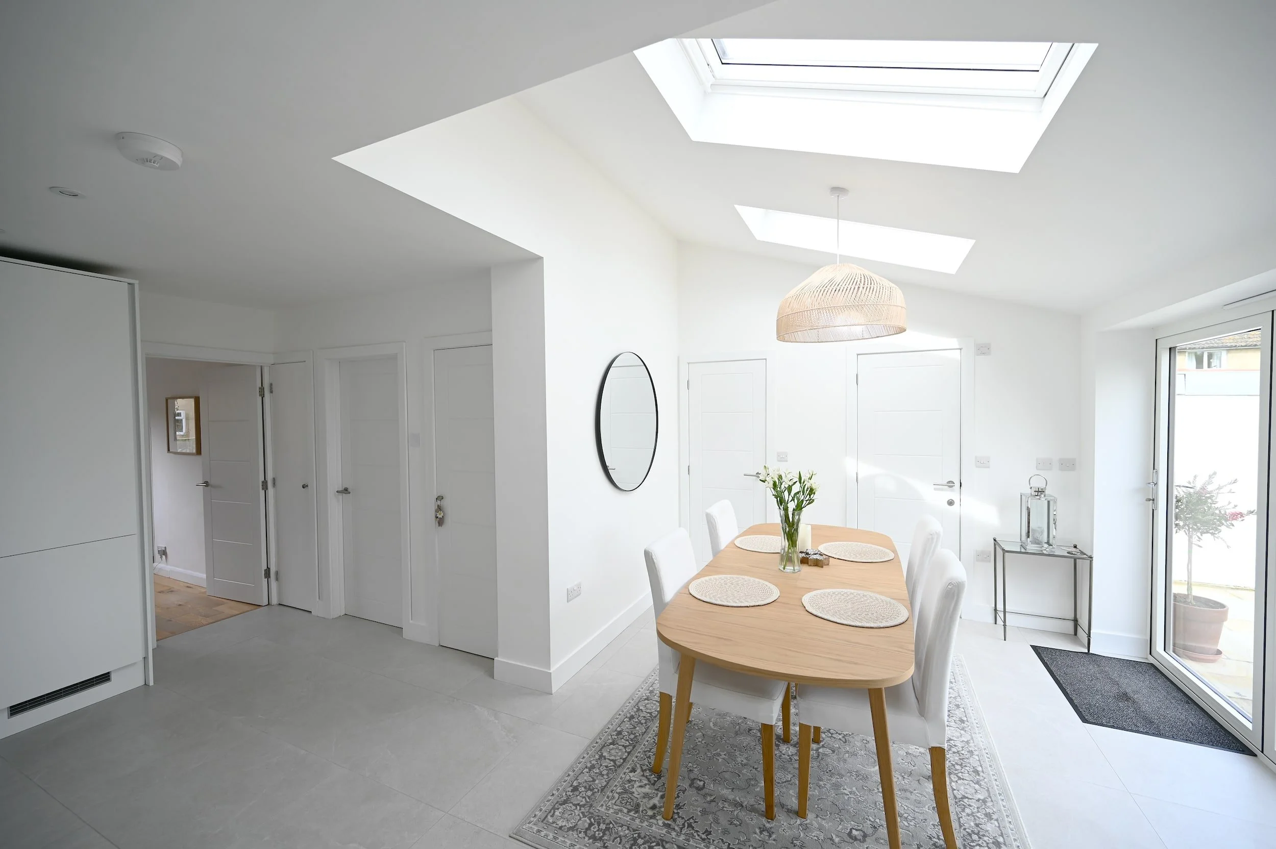 Kitchen diner rear home extension design and remodel interior