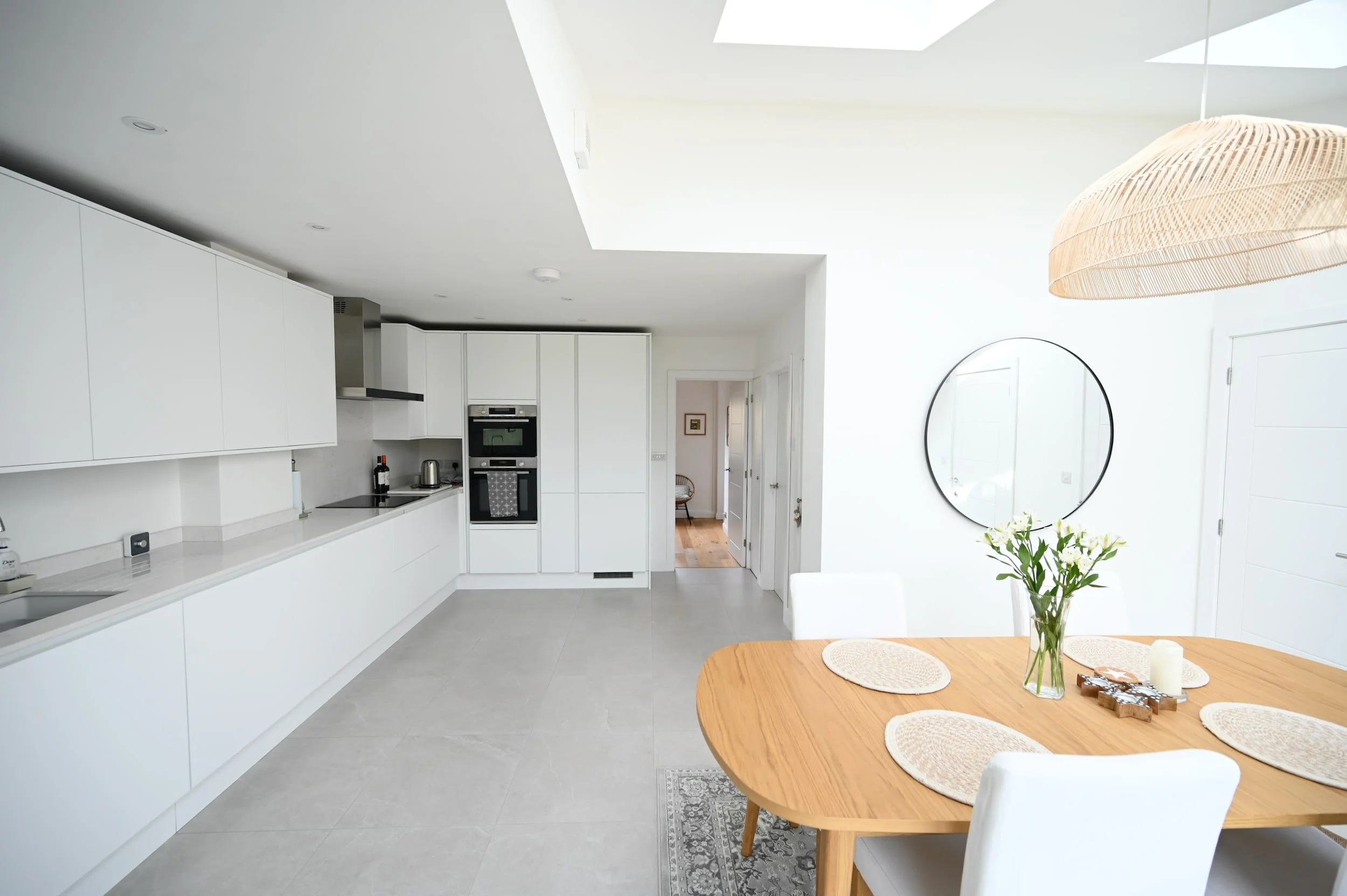 Kitchen diner rear home extension design and remodel interior