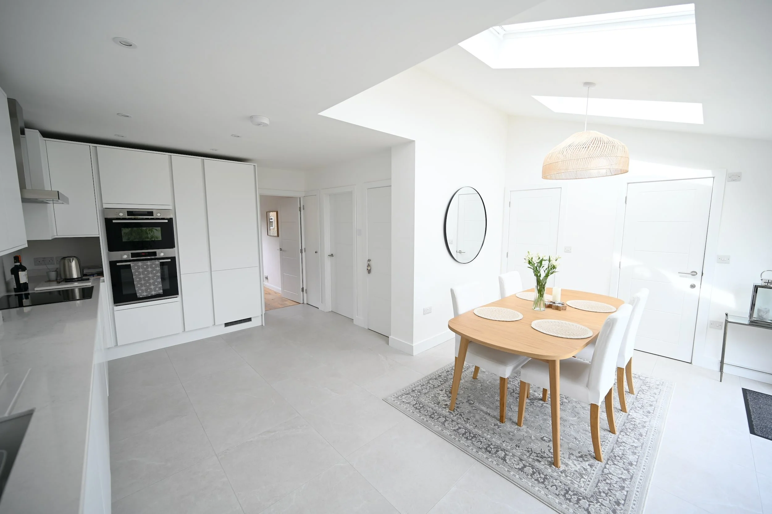 Kitchen diner rear home extension design and remodel interior