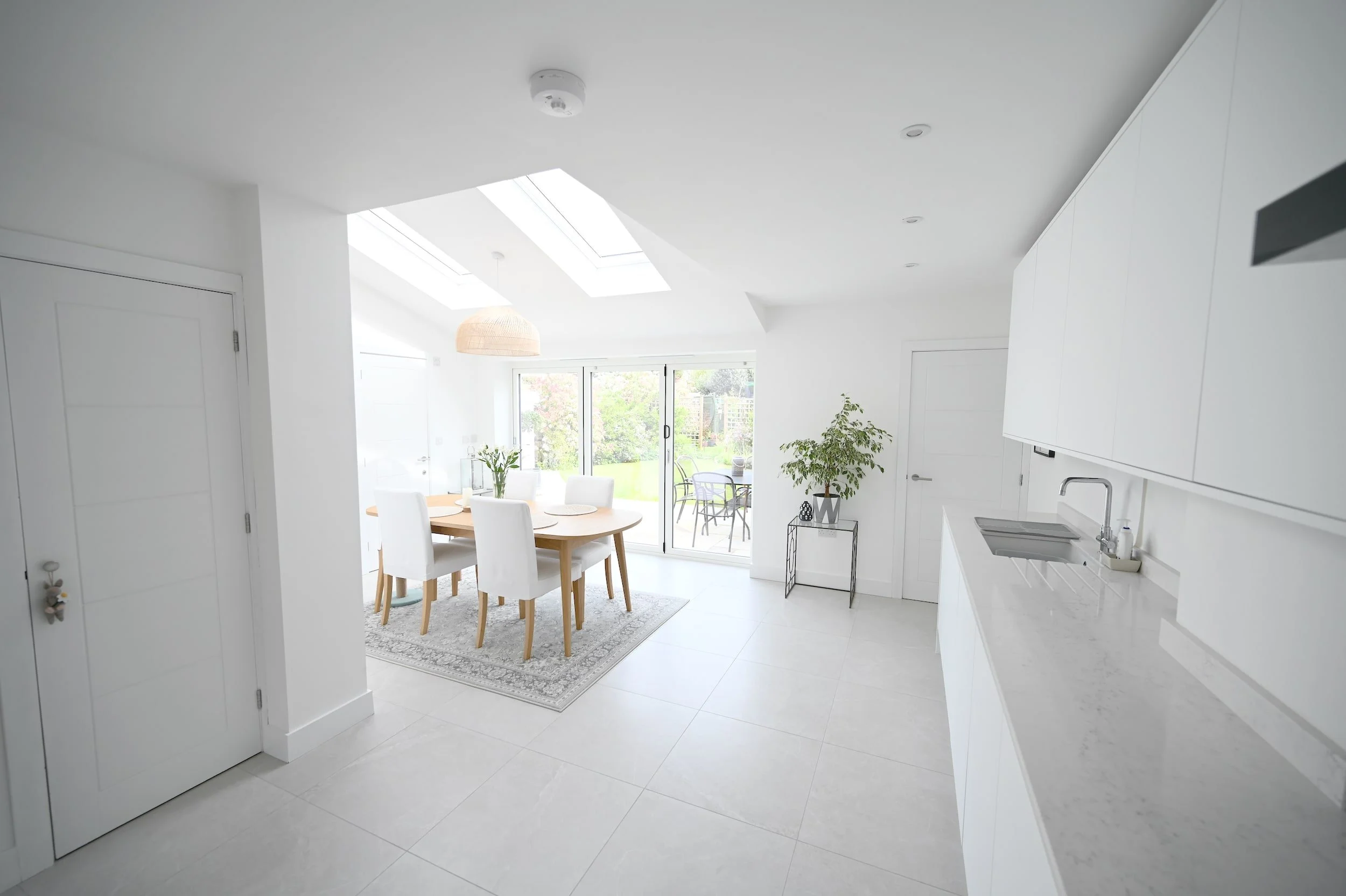 Kitchen diner rear home extension design and remodel interior
