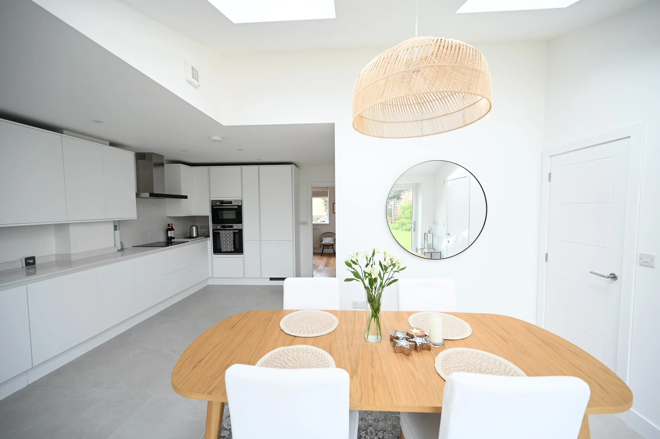 Kitchen diner rear home extension design and remodel interior