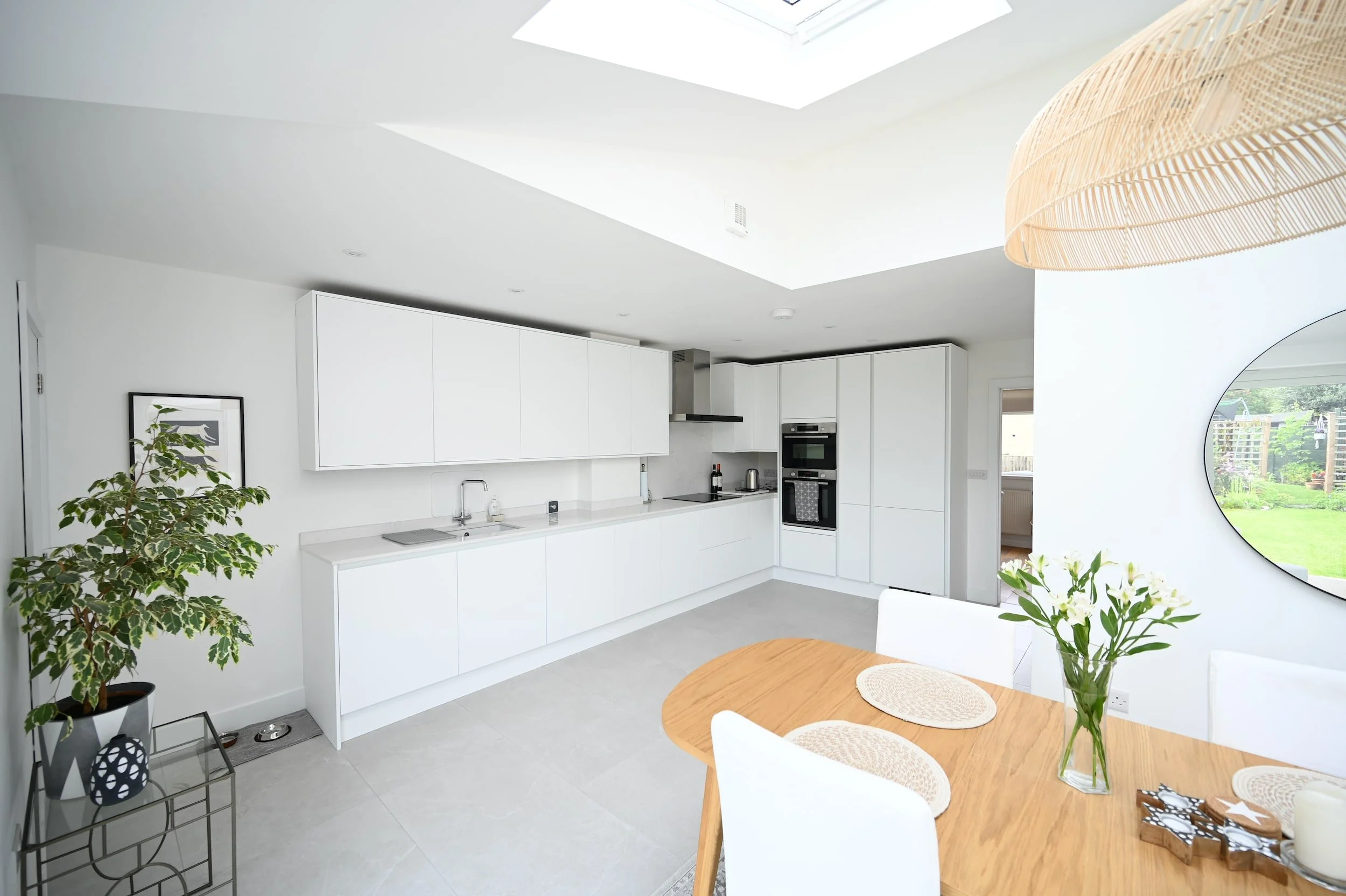 Kitchen diner rear home extension design and remodel interior