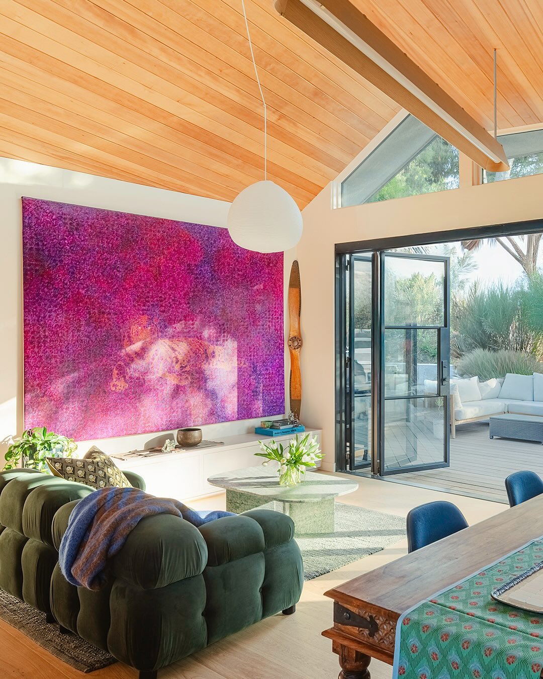 An absolute pleasure getting the opportunity to photograph @pogany_andrei and @deborahgorman&rsquo;s lovely home in Highland Park. So many thoughtful corners and pops of color. Excited for many future hangs with friends here. Congrats to everyone inv