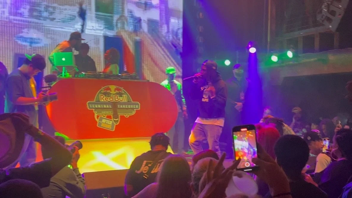 Red Bull Terminal Takeover after dark
