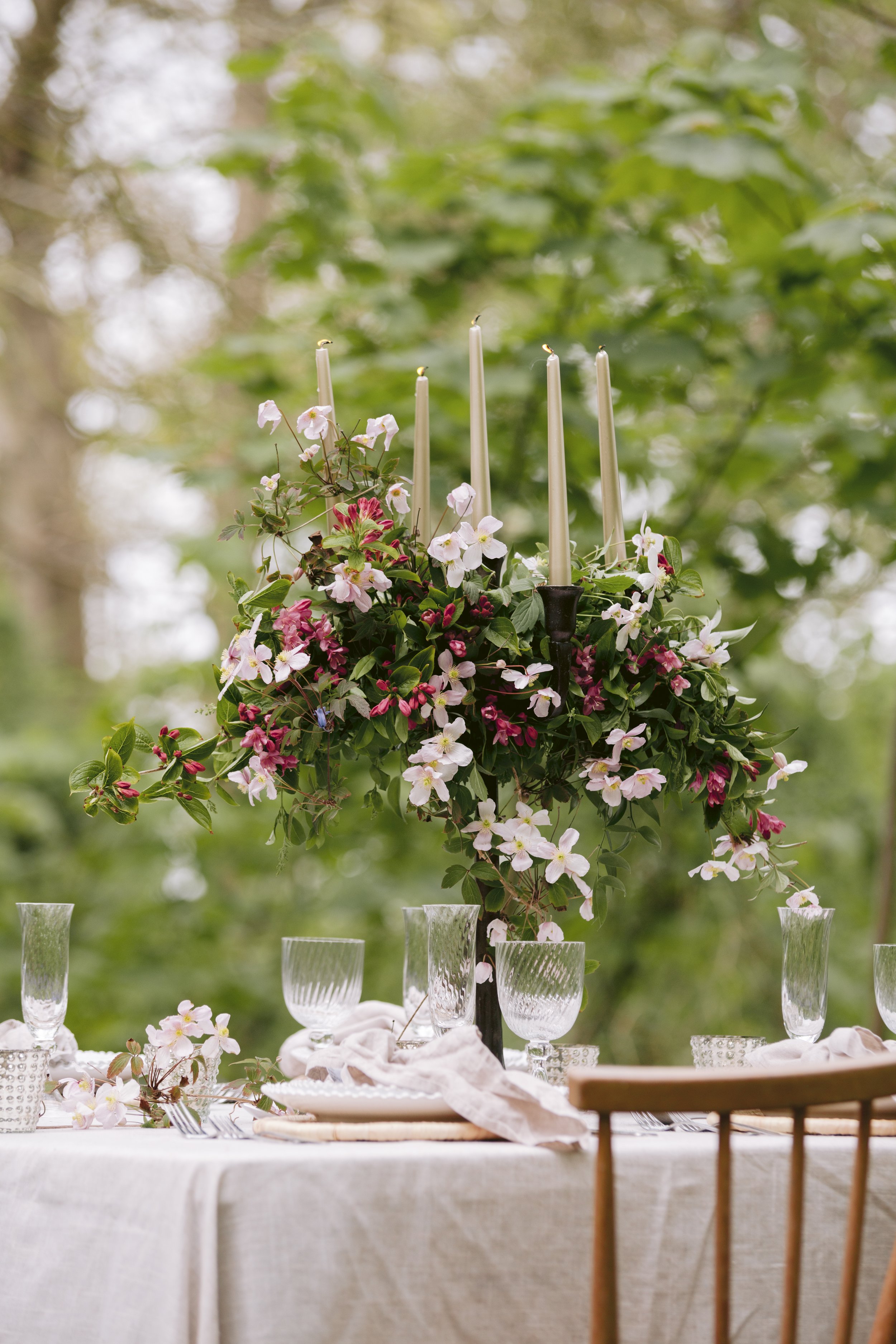 Bridal bouquet created by a wedding florist in London and West Sussex, using seasonal flowers and a soft, natural colour palette.