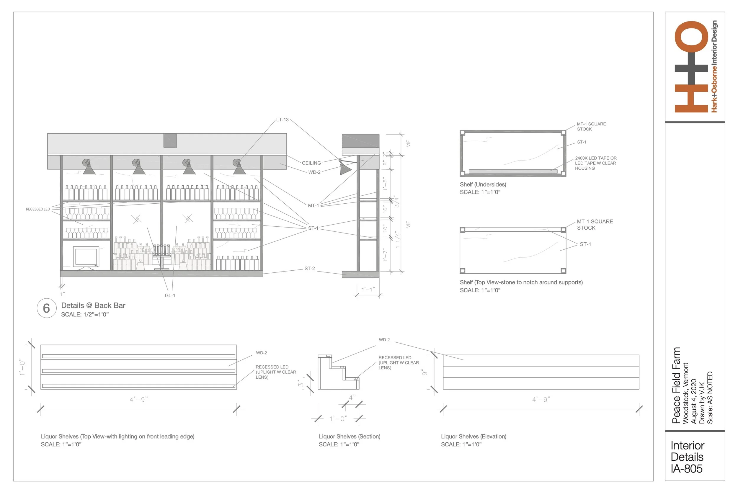 Peacefeild Farm - Bar Details - Restaurant Design 
