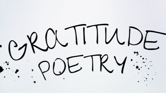 A Poem About Gratitude Debuts