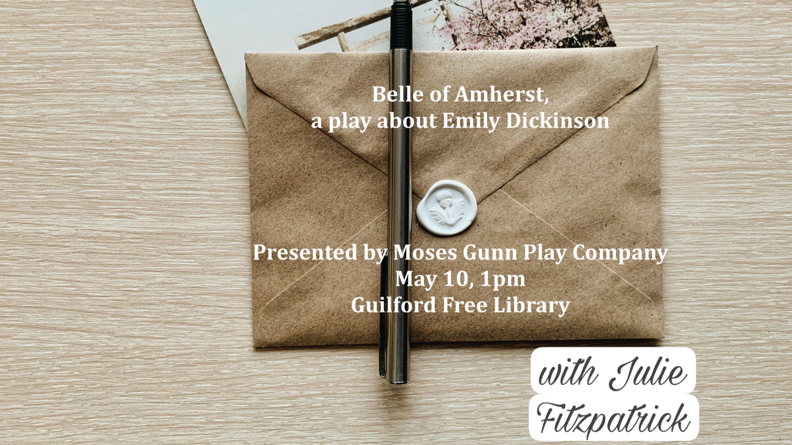 Belle of Amherst, One Woman Show about Emily Dickinson