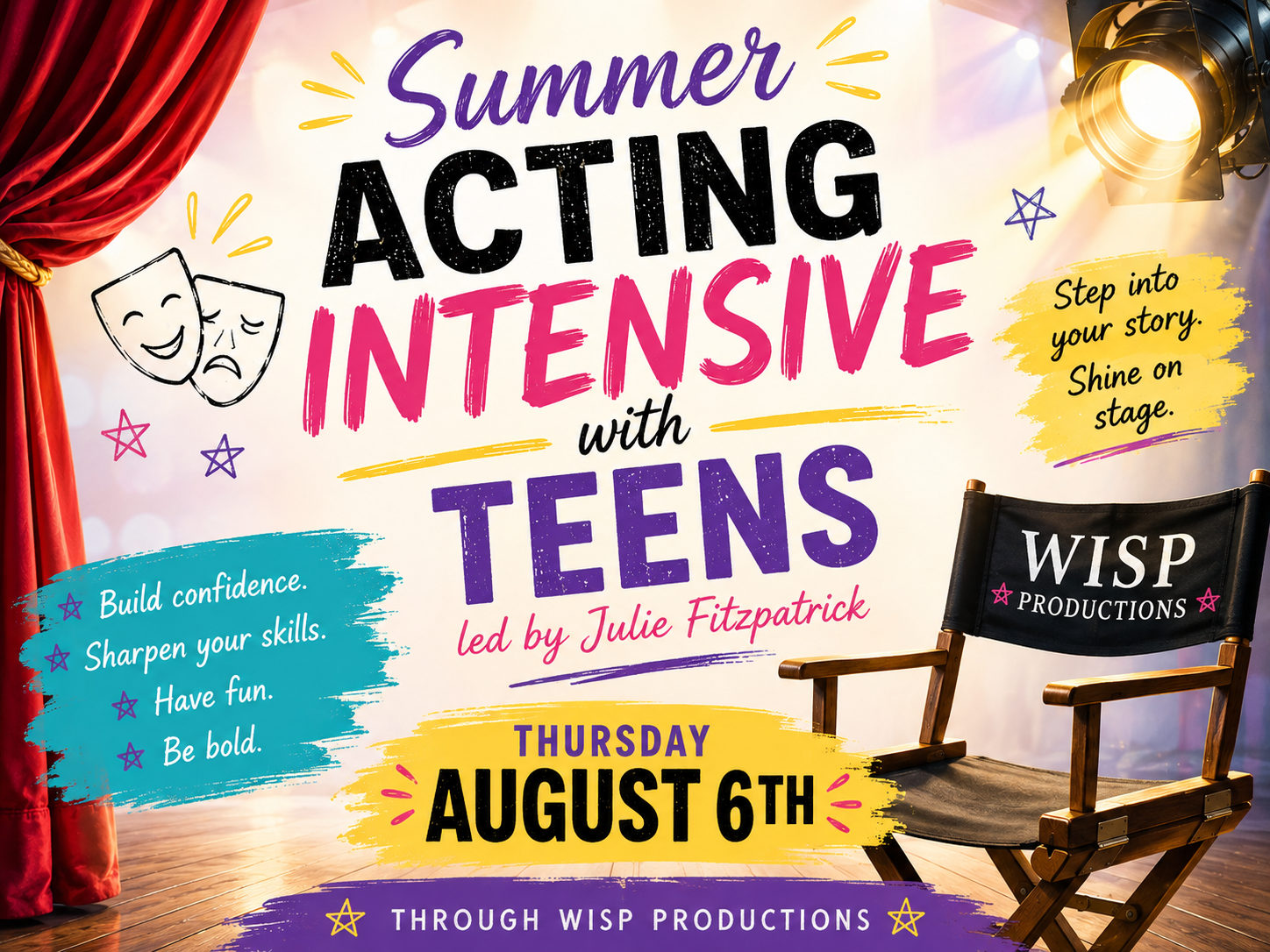 Acting Intensive with Teens through WISP productions