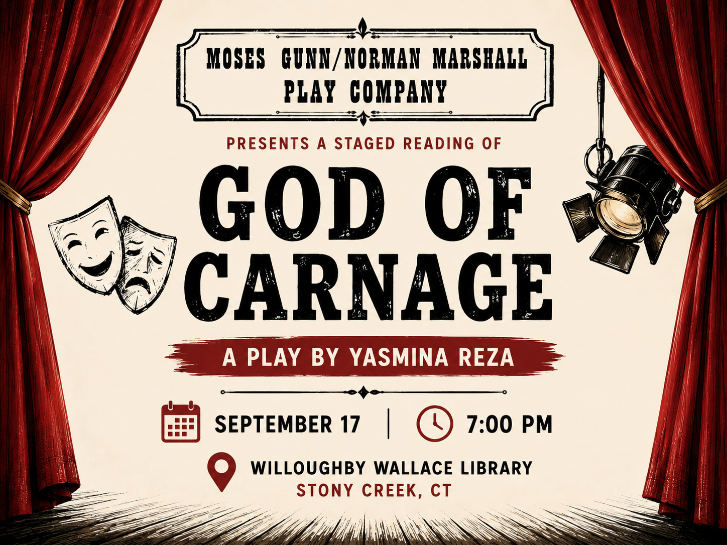 Staged Reading of “God of Carnage”