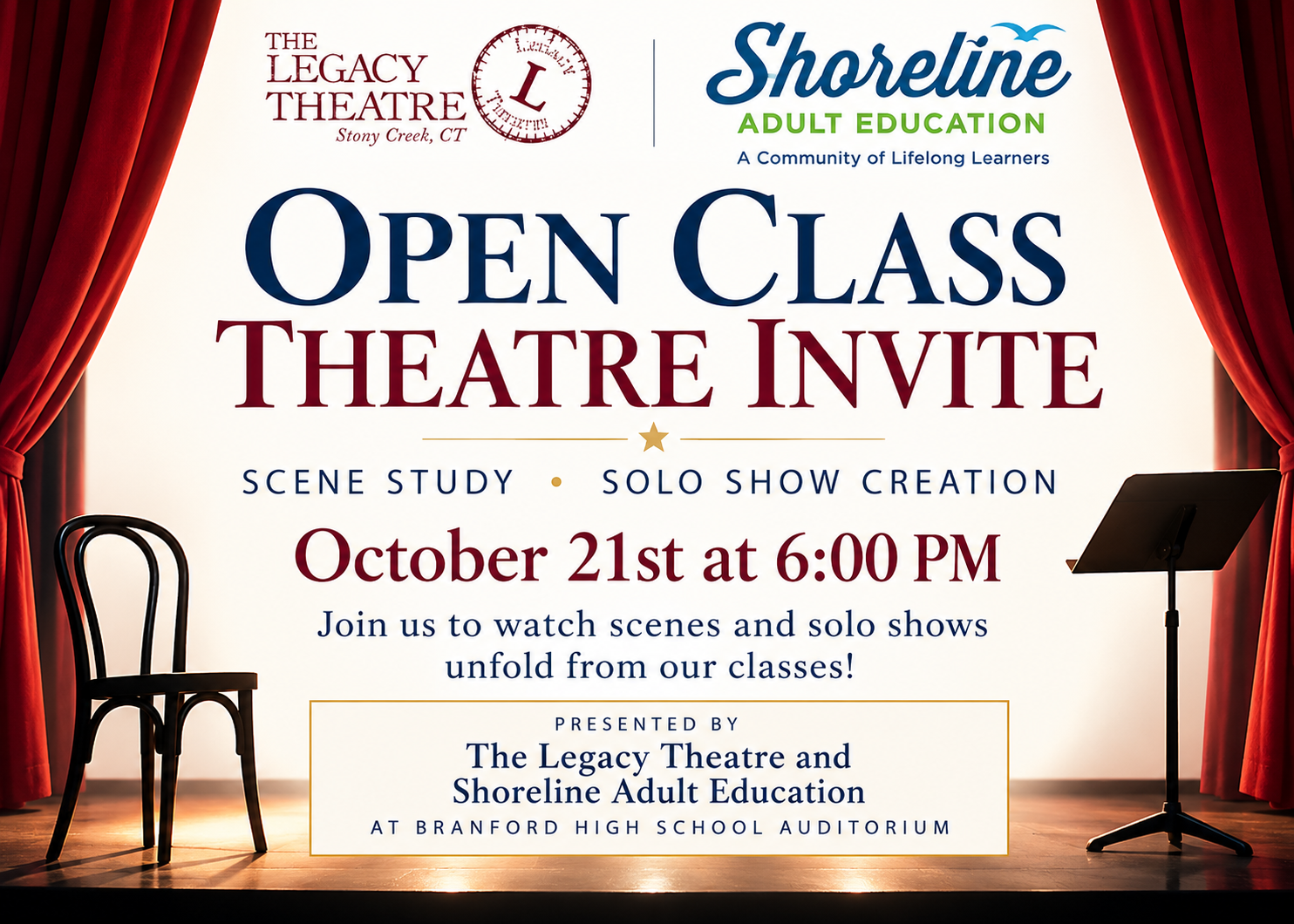 Open Class - Scene Study and Solo Show Presentations