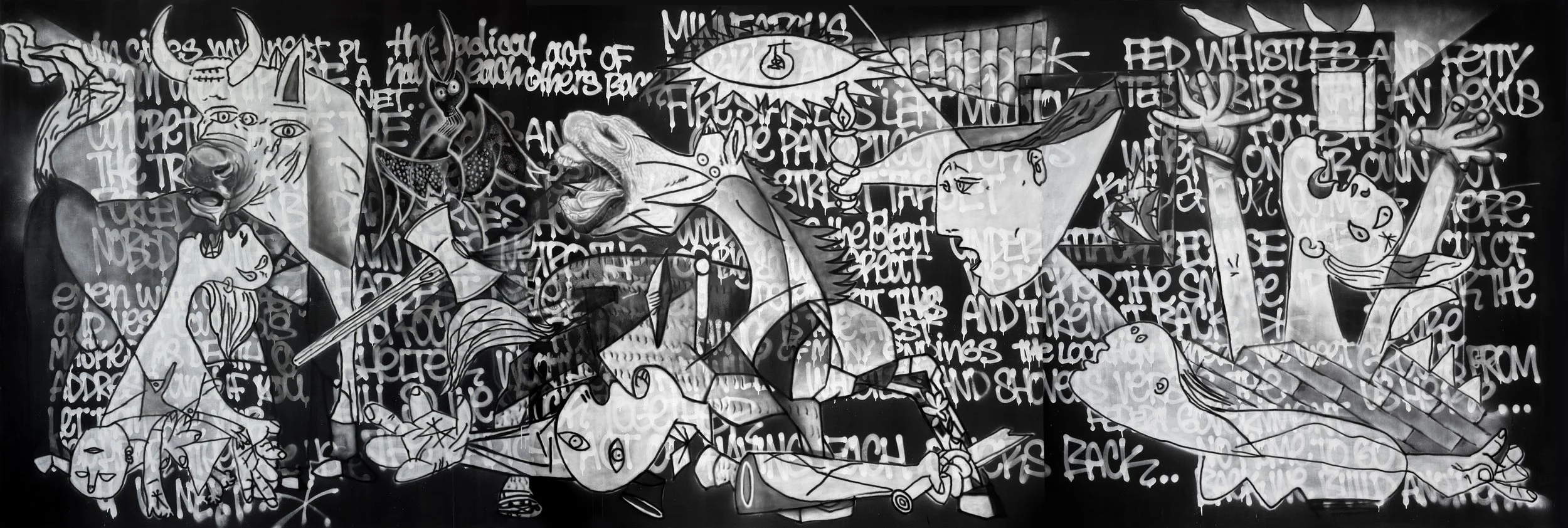 ICED OUT GUERNICA PRINT