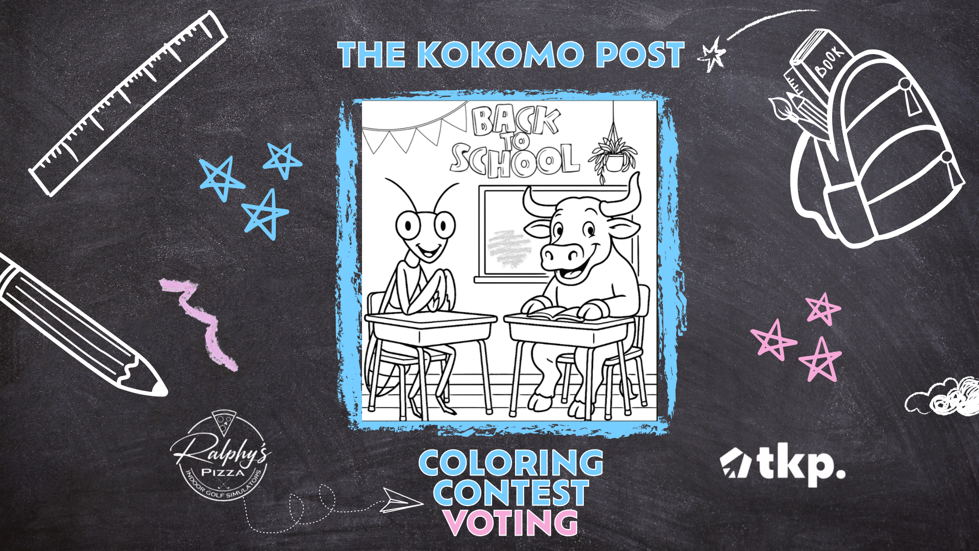 Back-to-School Coloring Contest Voting