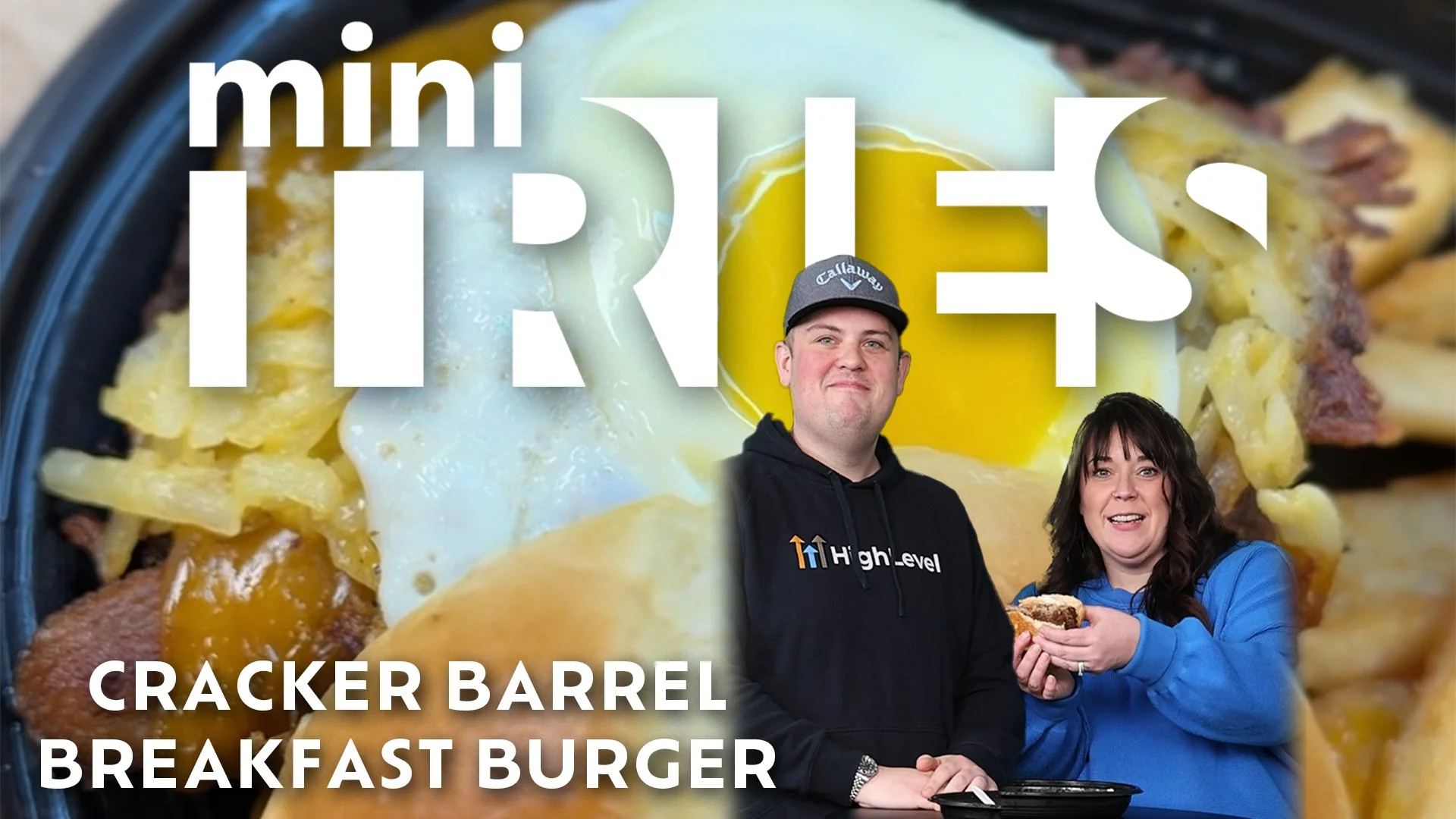 Mini Tries - Cracker Barrel Breakfast Burger