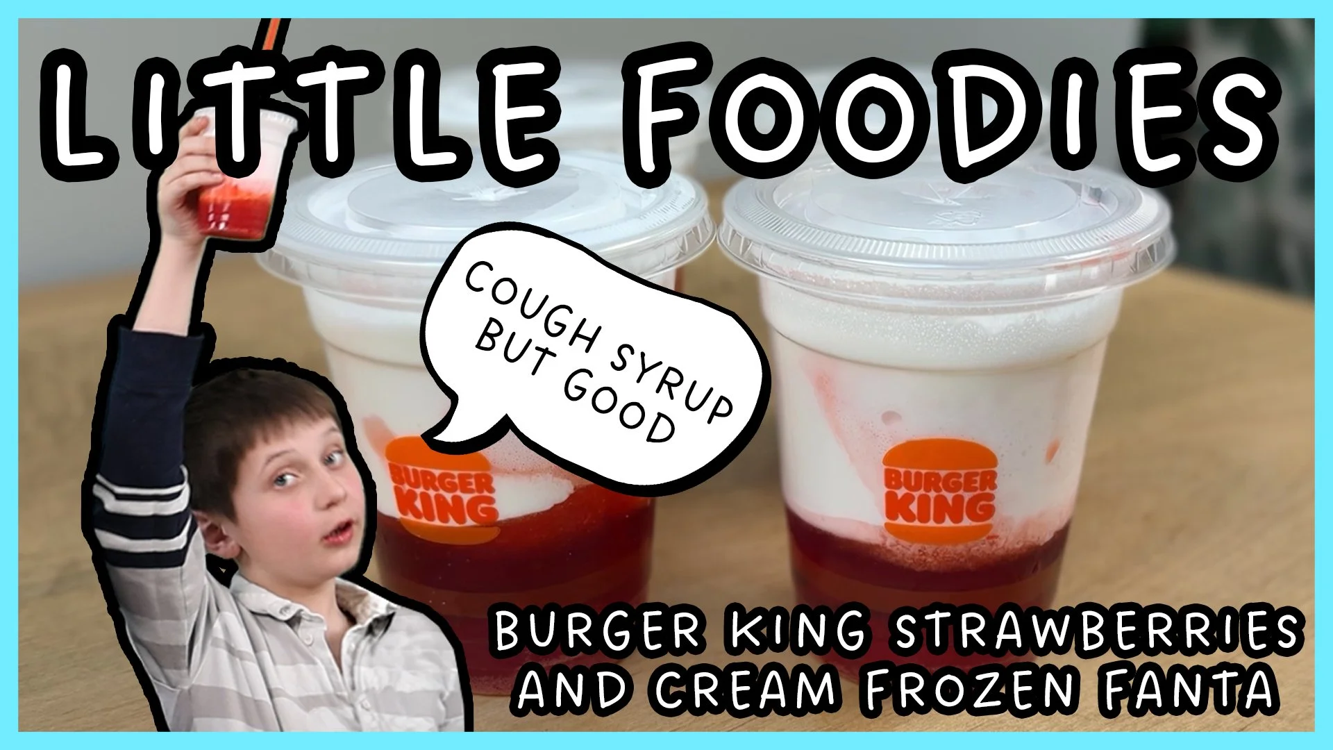 Little Foodies - Burger King's Strawberry Drinks