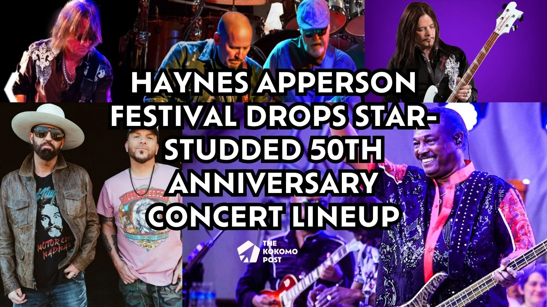 Haynes Apperson Festival Drops Star-Studded 50th Anniversary Concert Lineup