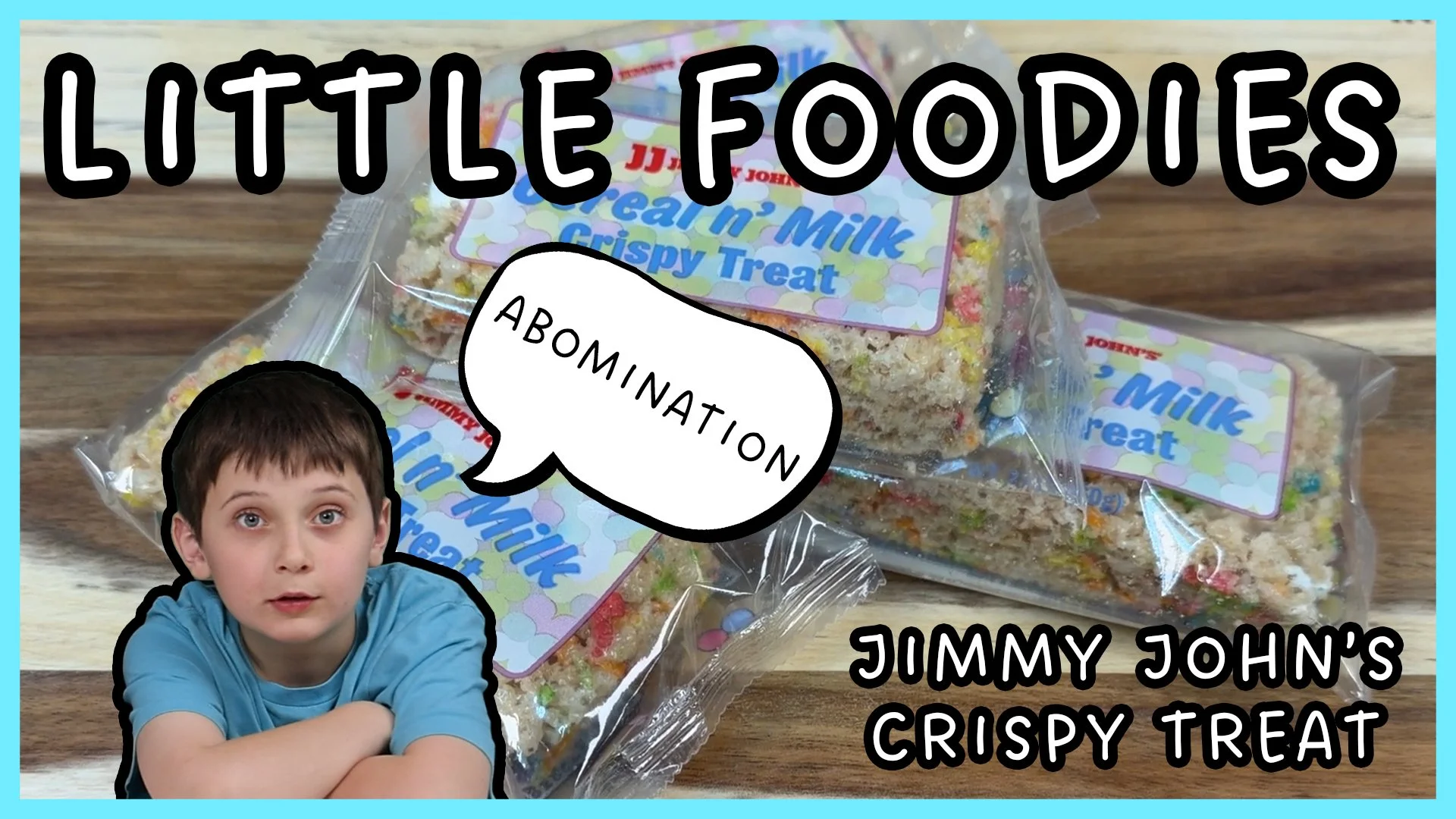 Little Foodies- Jimmy Johns' Cereal &amp; Milk Krispys