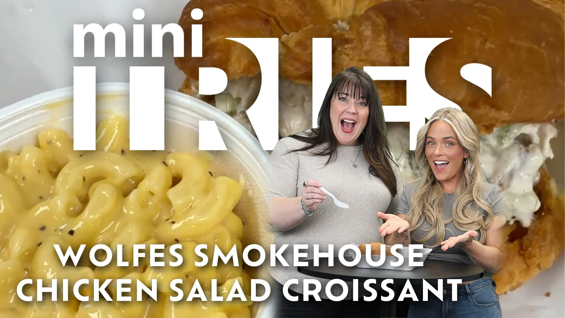 Mini Tries - Wolfes Smokehouse Chicken Salad &amp; Croissant