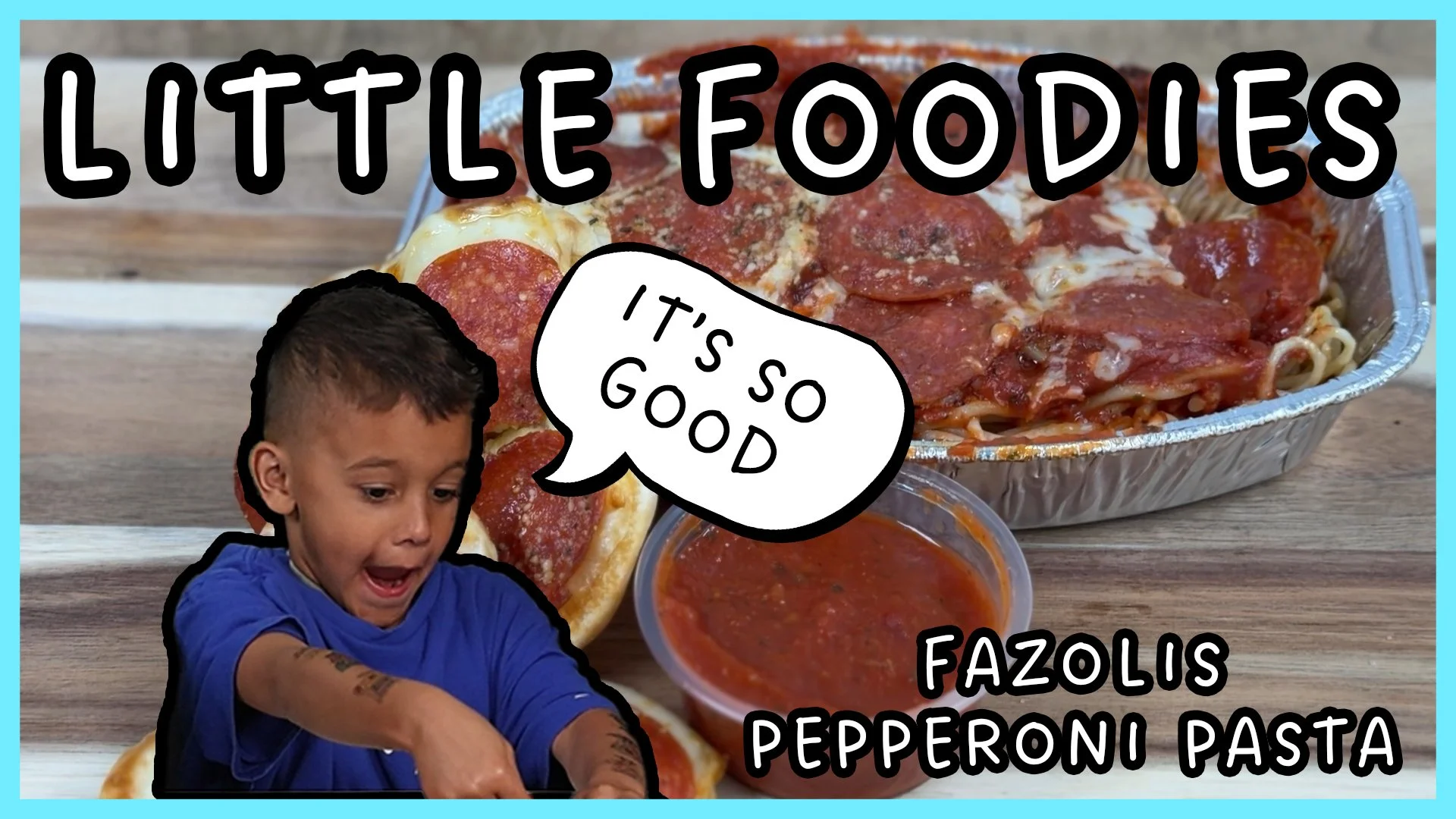 Little Foodies - Fazoli's Pizza Dippers &amp; Baked Spaghetti
