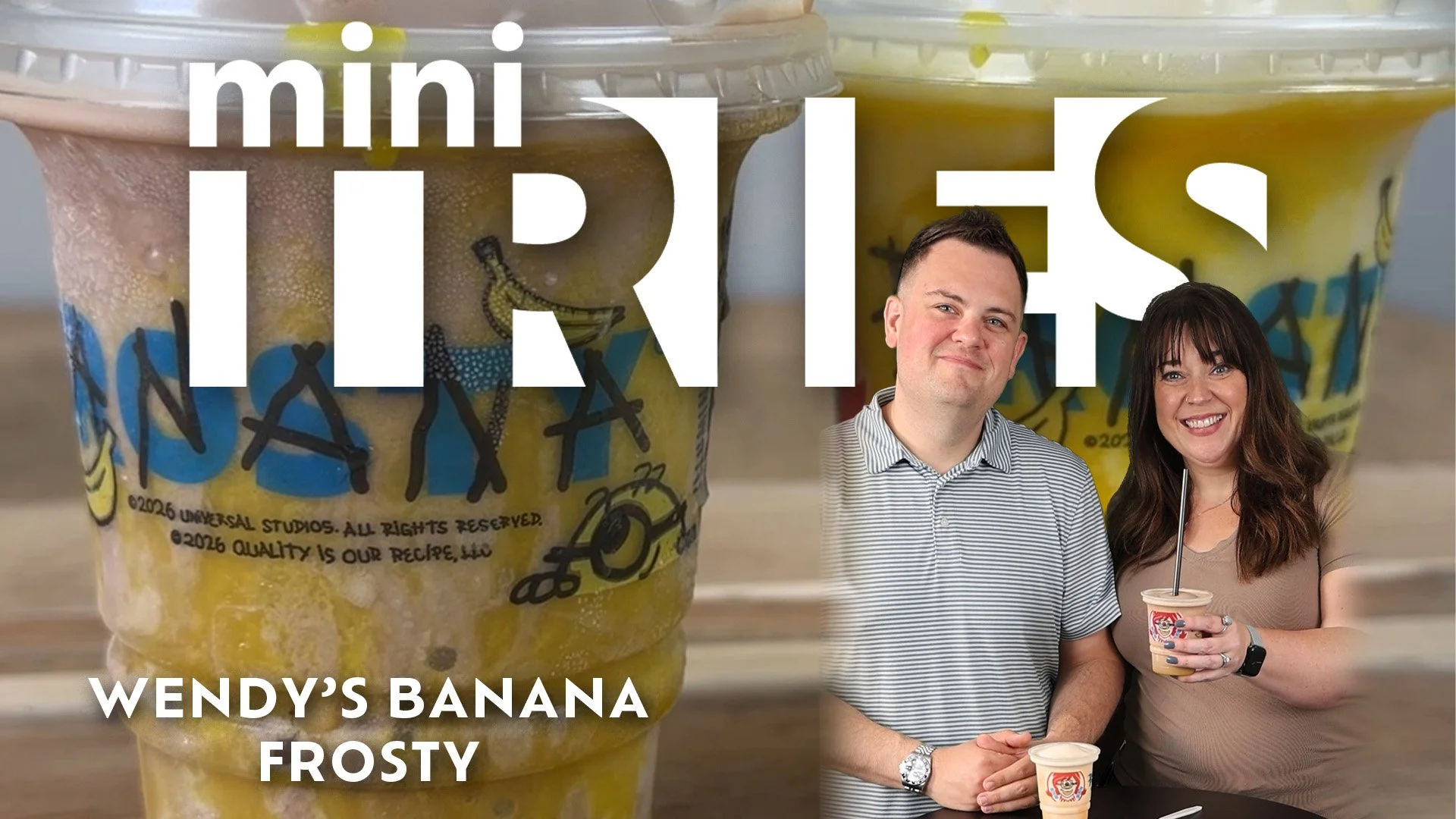 Mini Tries - Wendy's Banana Frosty