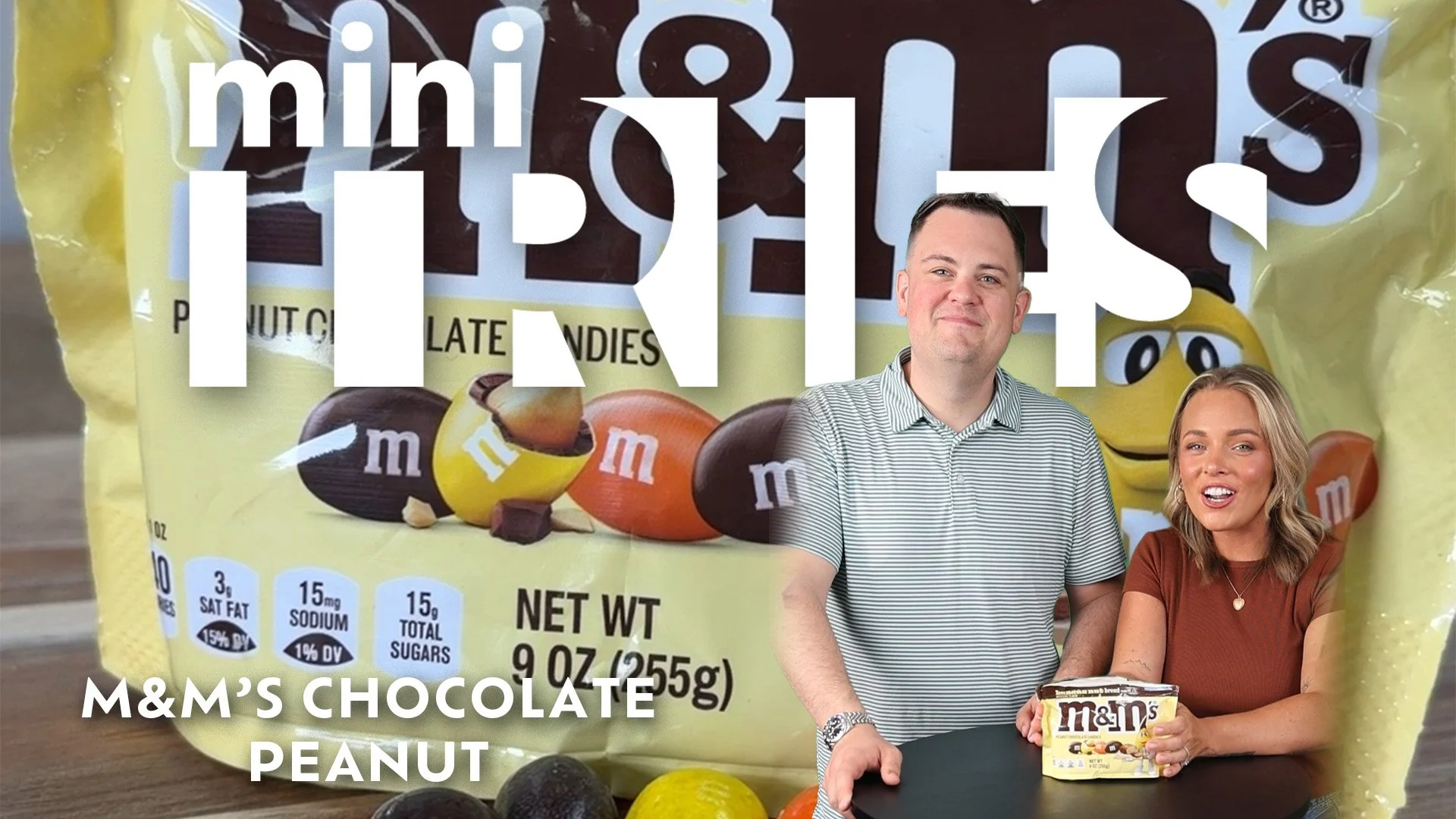 Mini Tries - M&amp;M's Banana Nut Bread