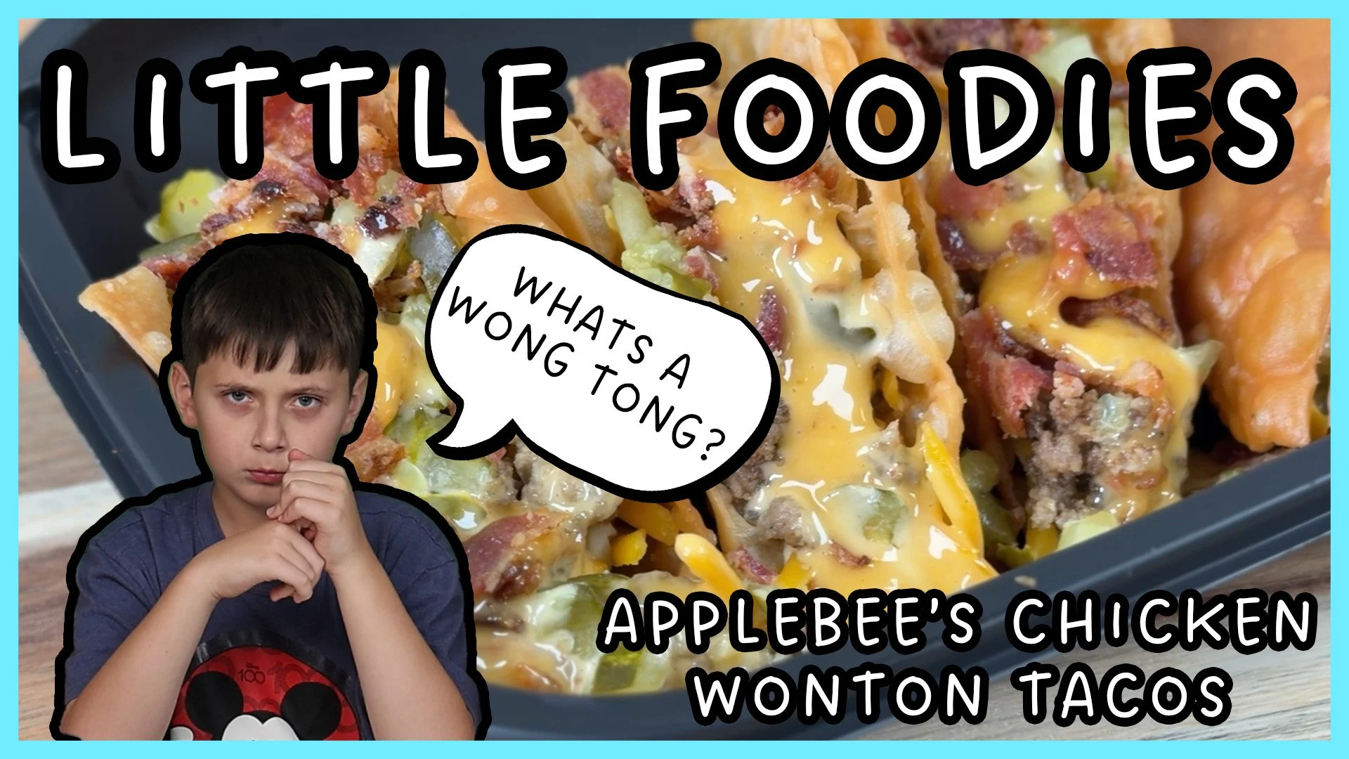 Little Foodies - Applebees' Hamburger Wonton Tacos