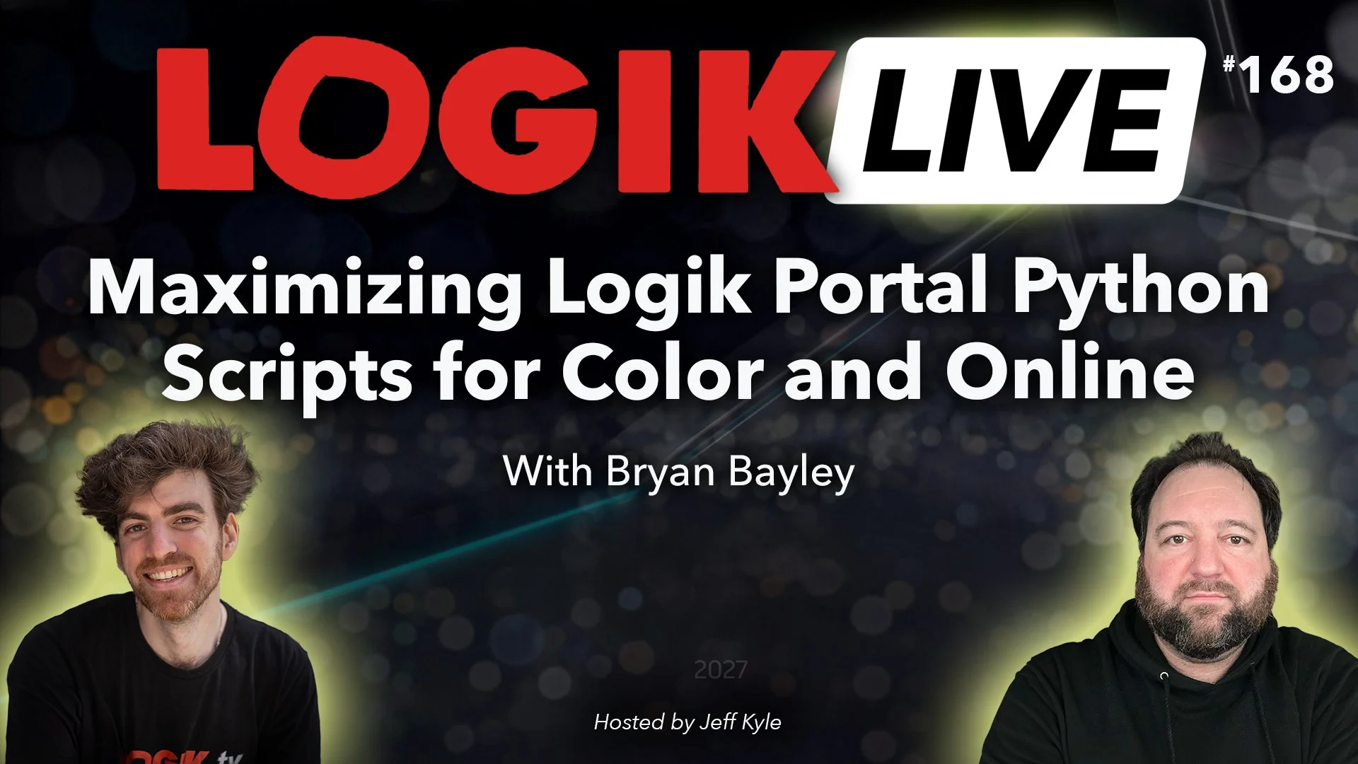 Logik Live #168: Maximizing Logik Portal Python Scripts for Color and Online with Bryan Bayley