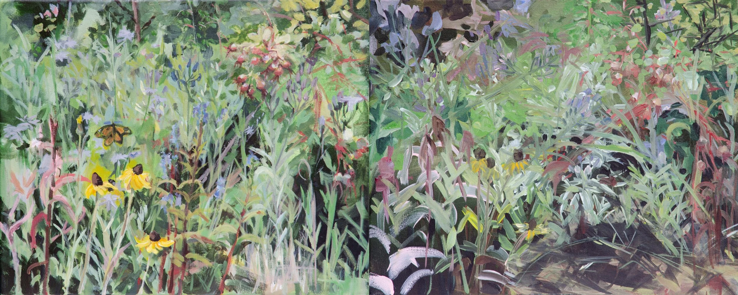  Tall Grass 1,  acrylic on canvas,  16” x 40” , 2012