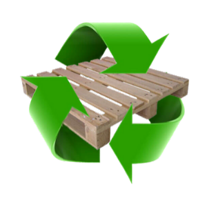 Pallet recycling program icon